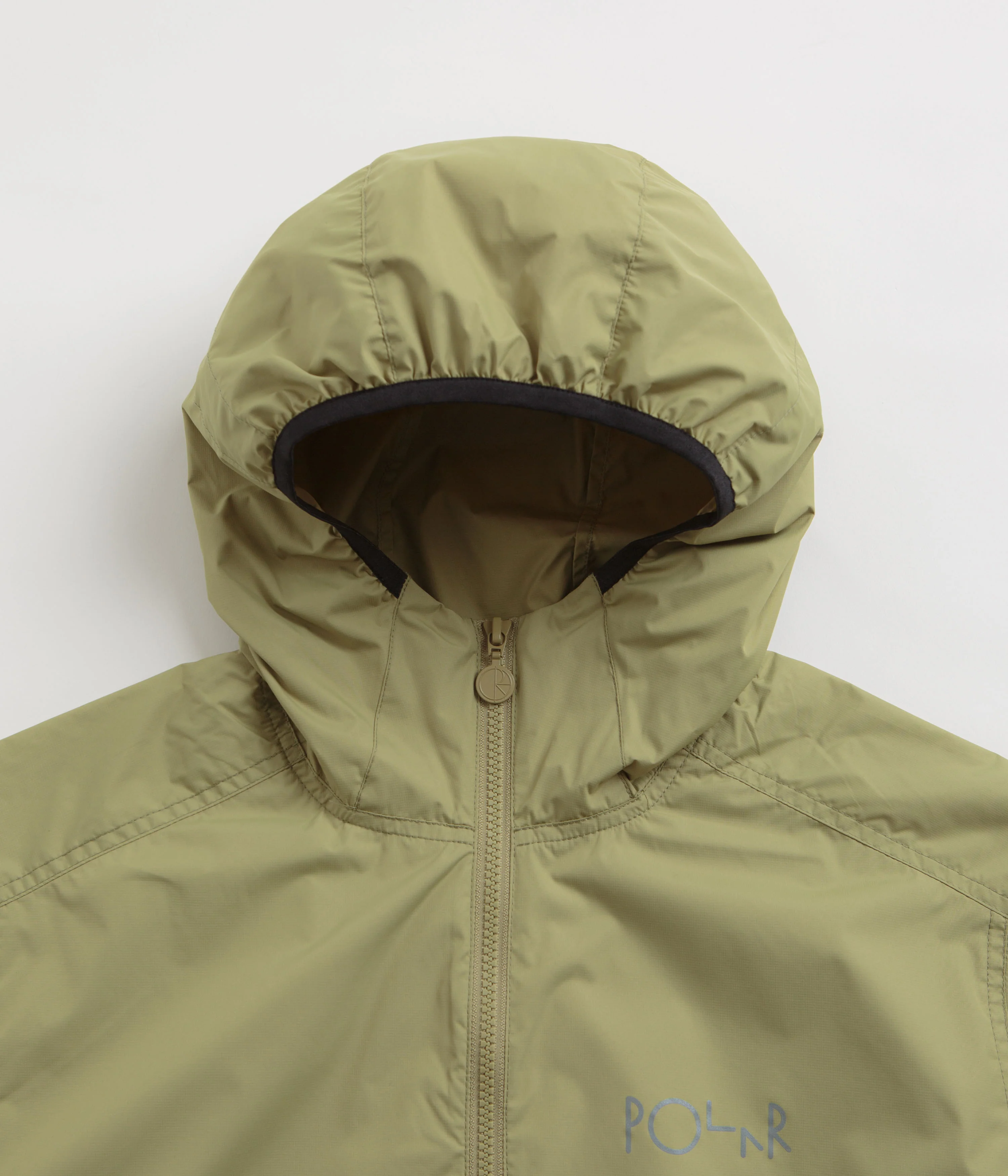 Polar Packable Anorak Jacket - Dirty Green - Image 5