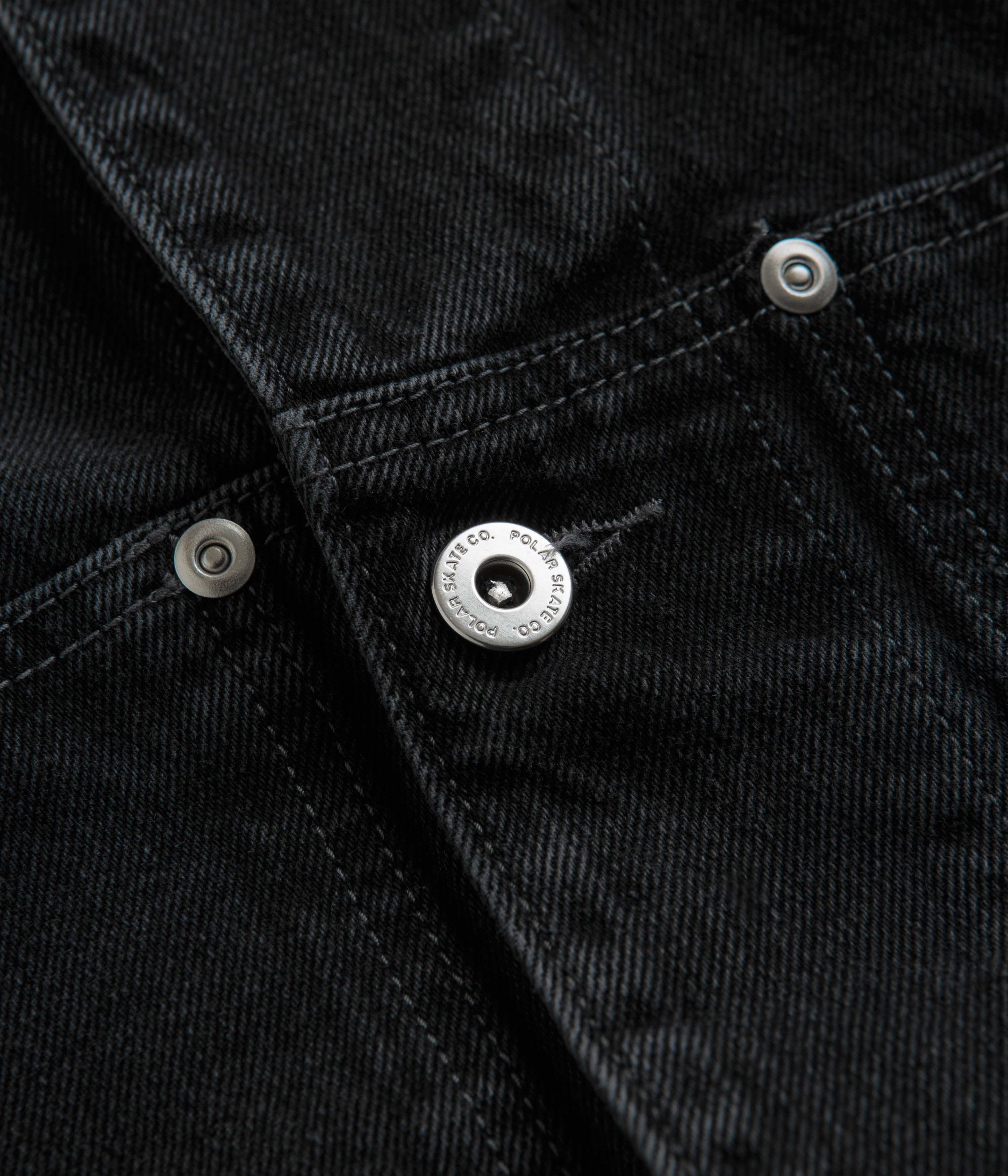 Polar Patrik Denim Jacket - Silver Black - Image 5