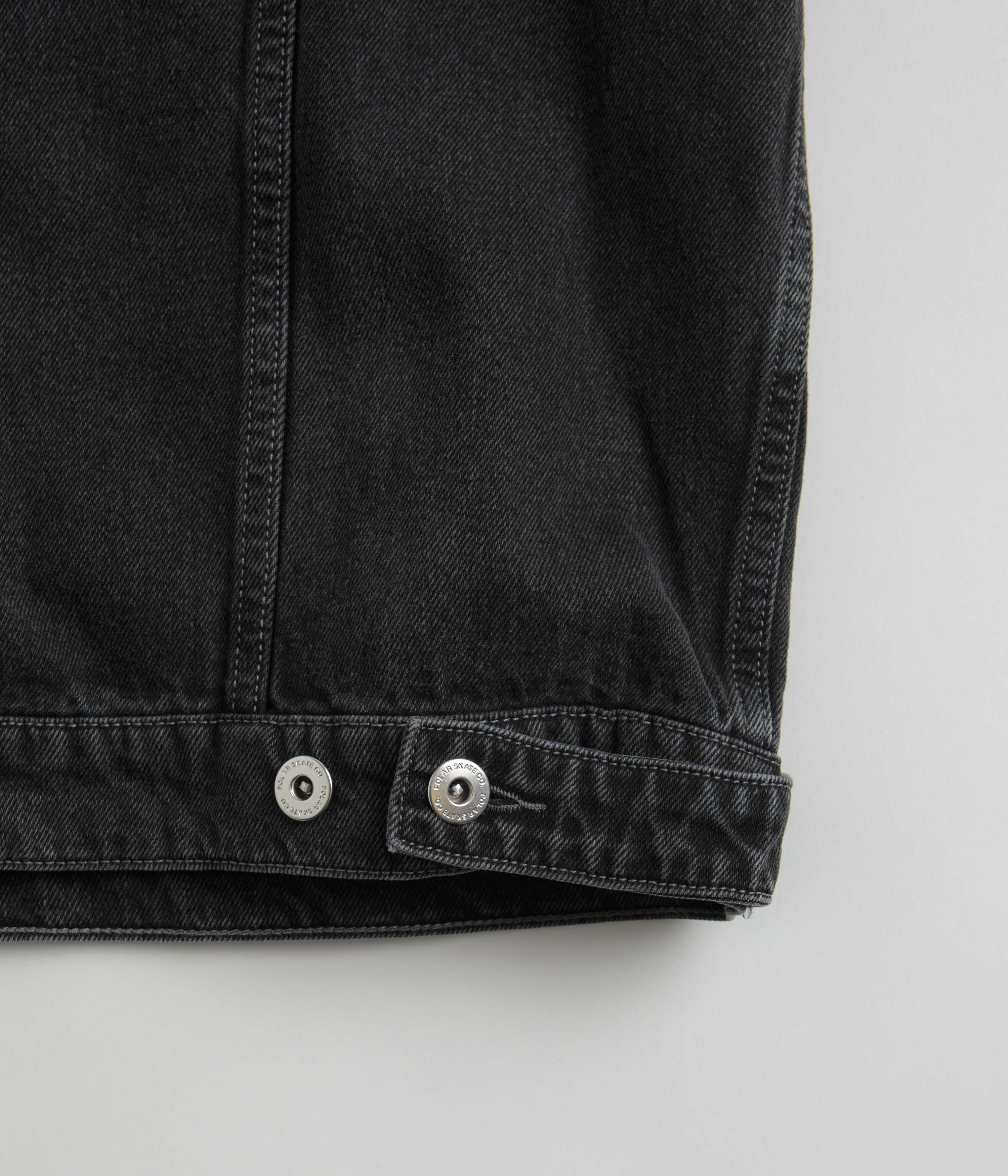 Polar Patrik Denim Jacket - Silver Black - Image 6