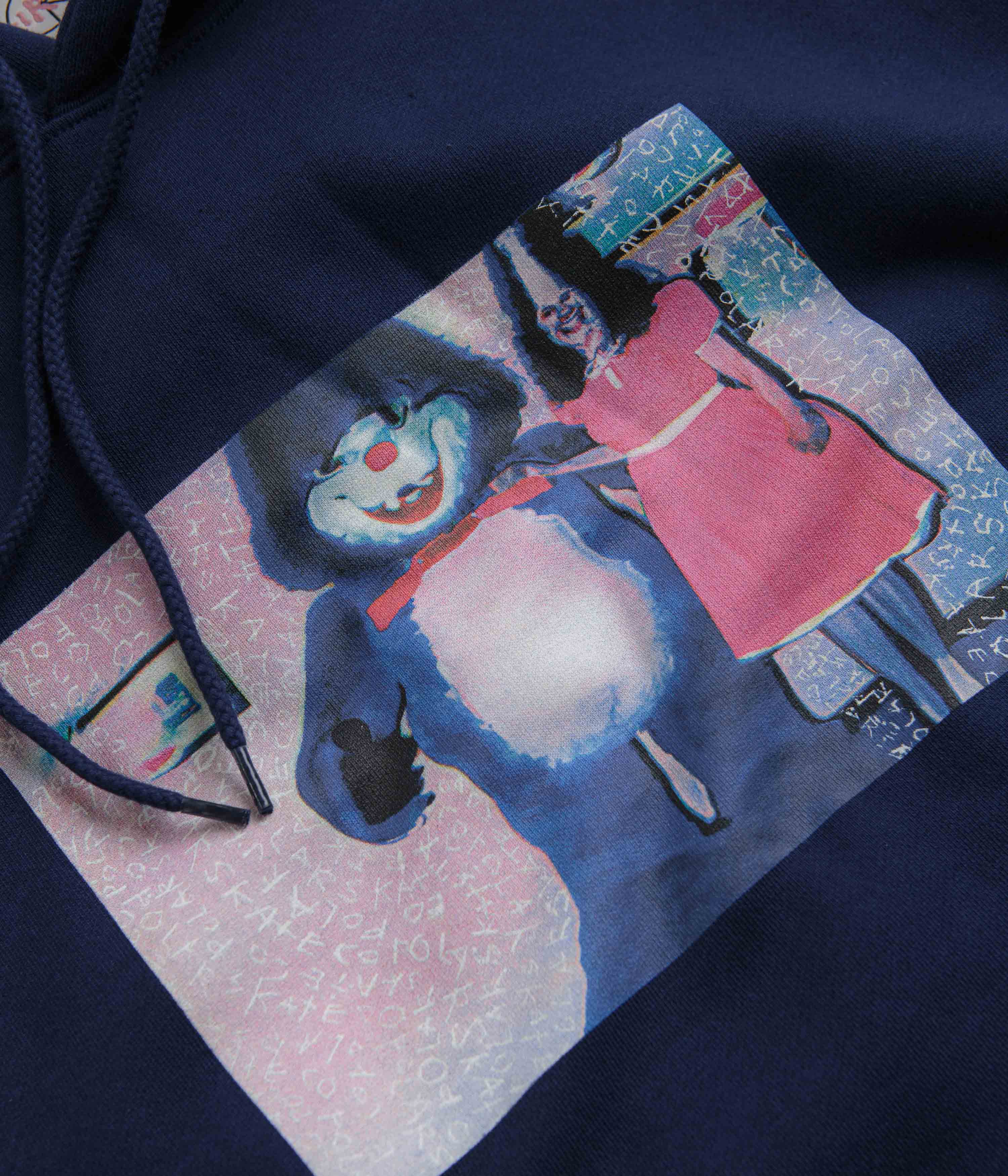 Polar Pink Dress Dave Hoodie - Dark Blue - Image 3