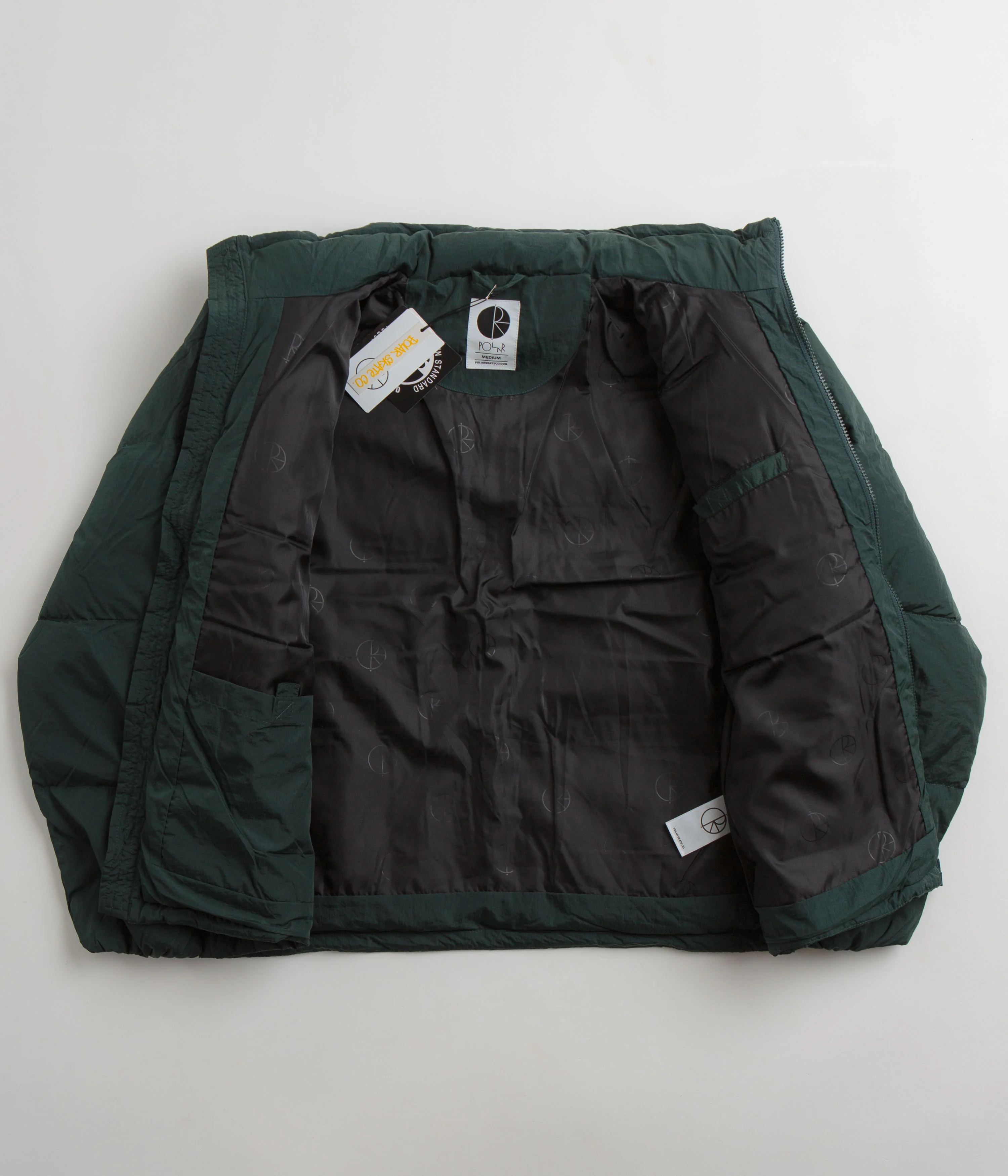 Polar Pocket Puffer Jacket - Dark Teal - Image 2
