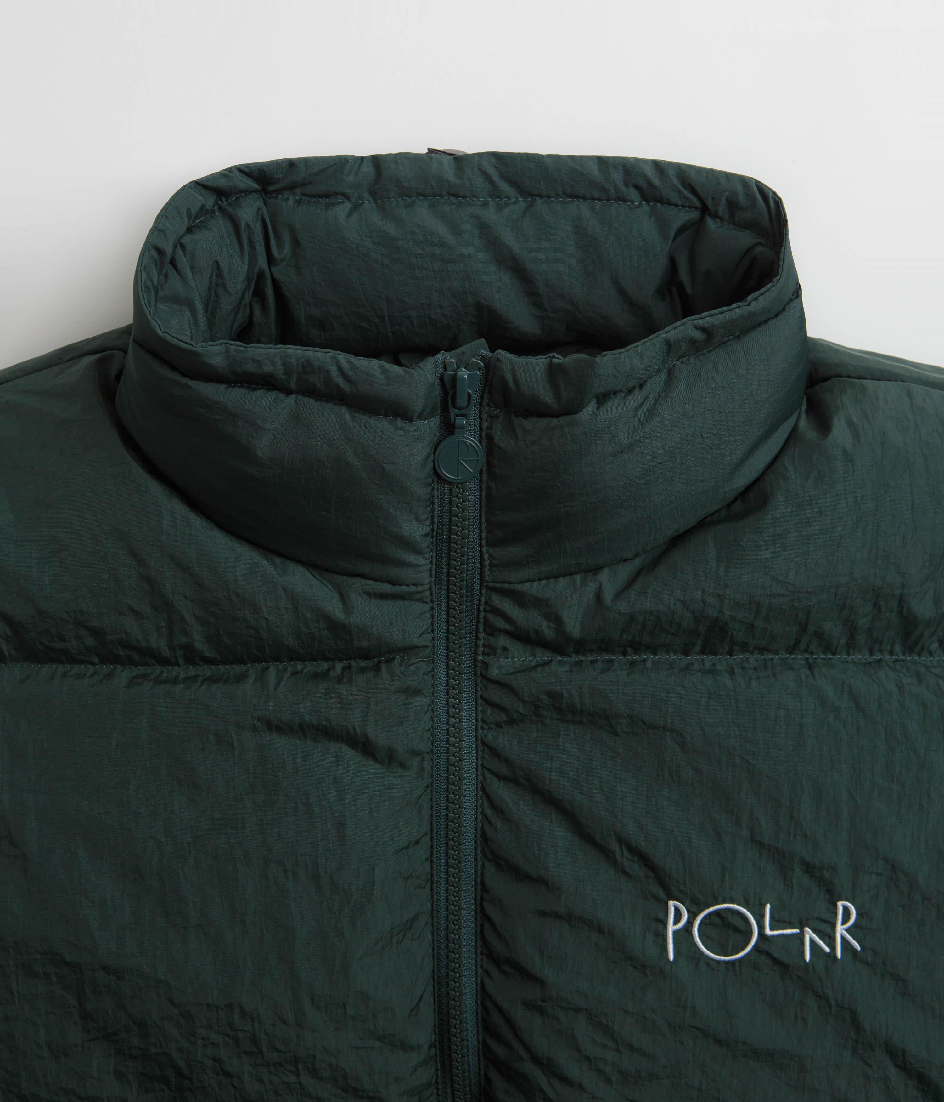 Polar Pocket Puffer Jacket - Dark Teal - Image 5