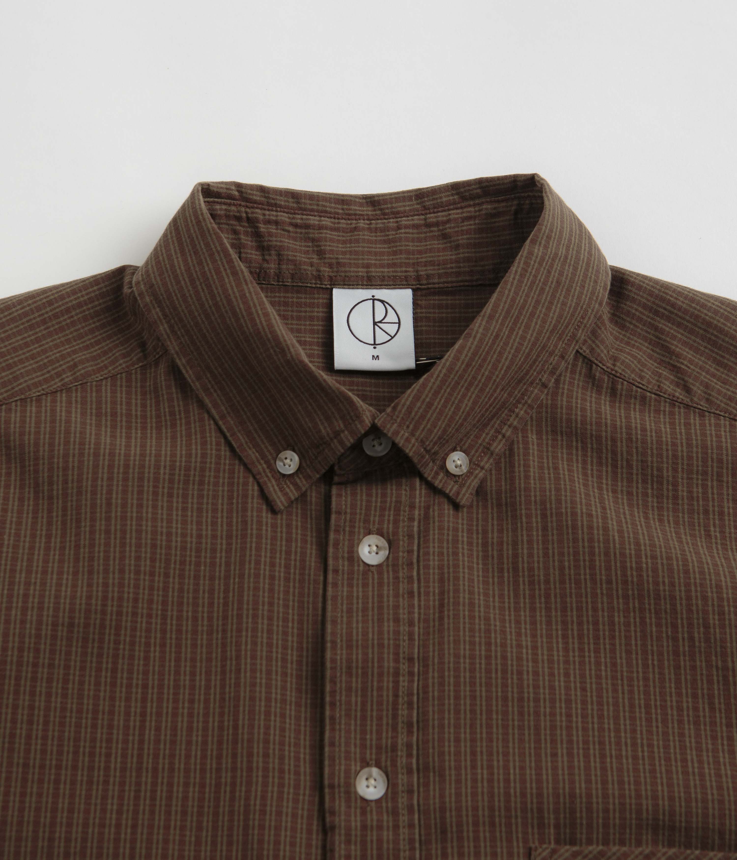 Polar Poplin Ben Shirt - Brown - Image 2