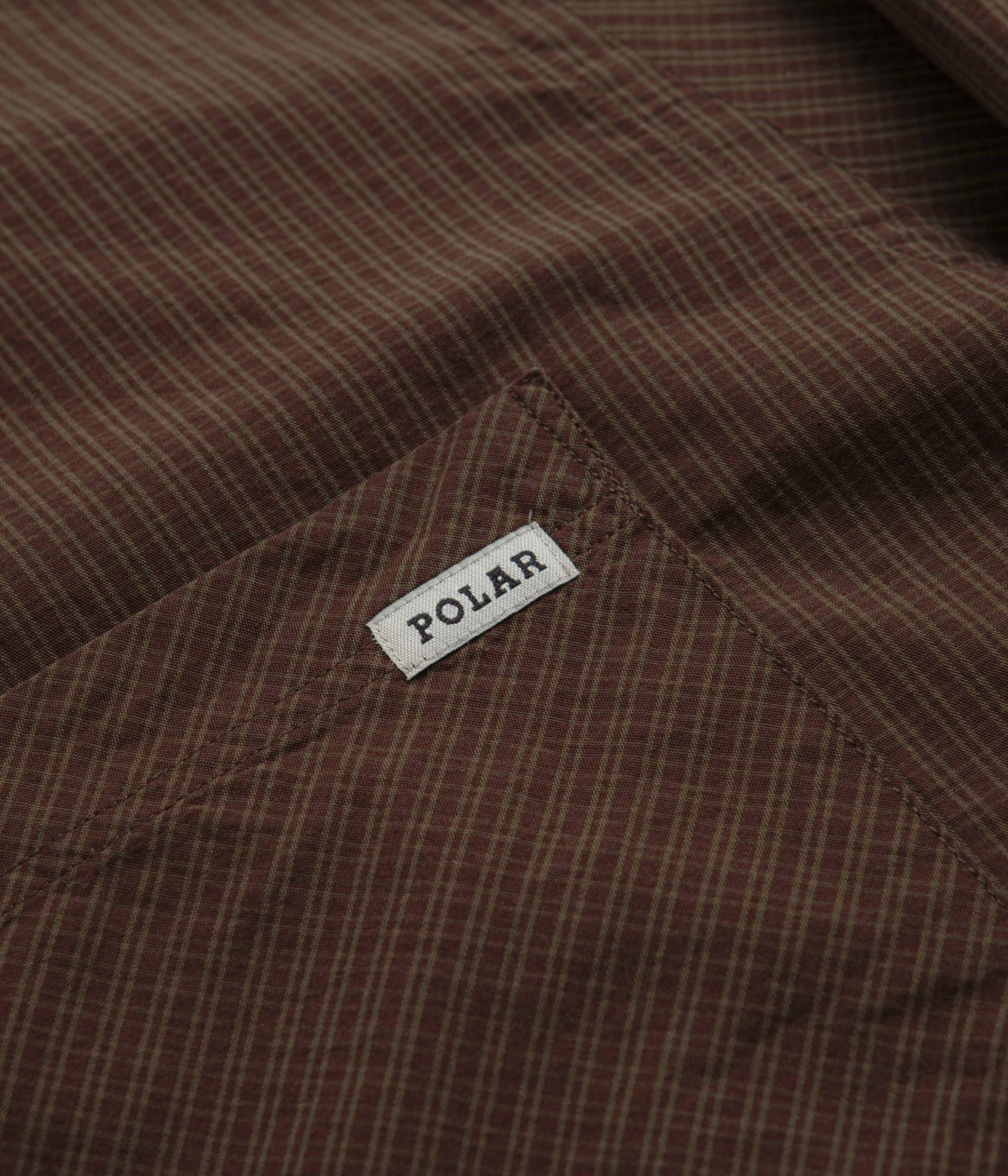 Polar Poplin Ben Shirt - Brown - Image 3