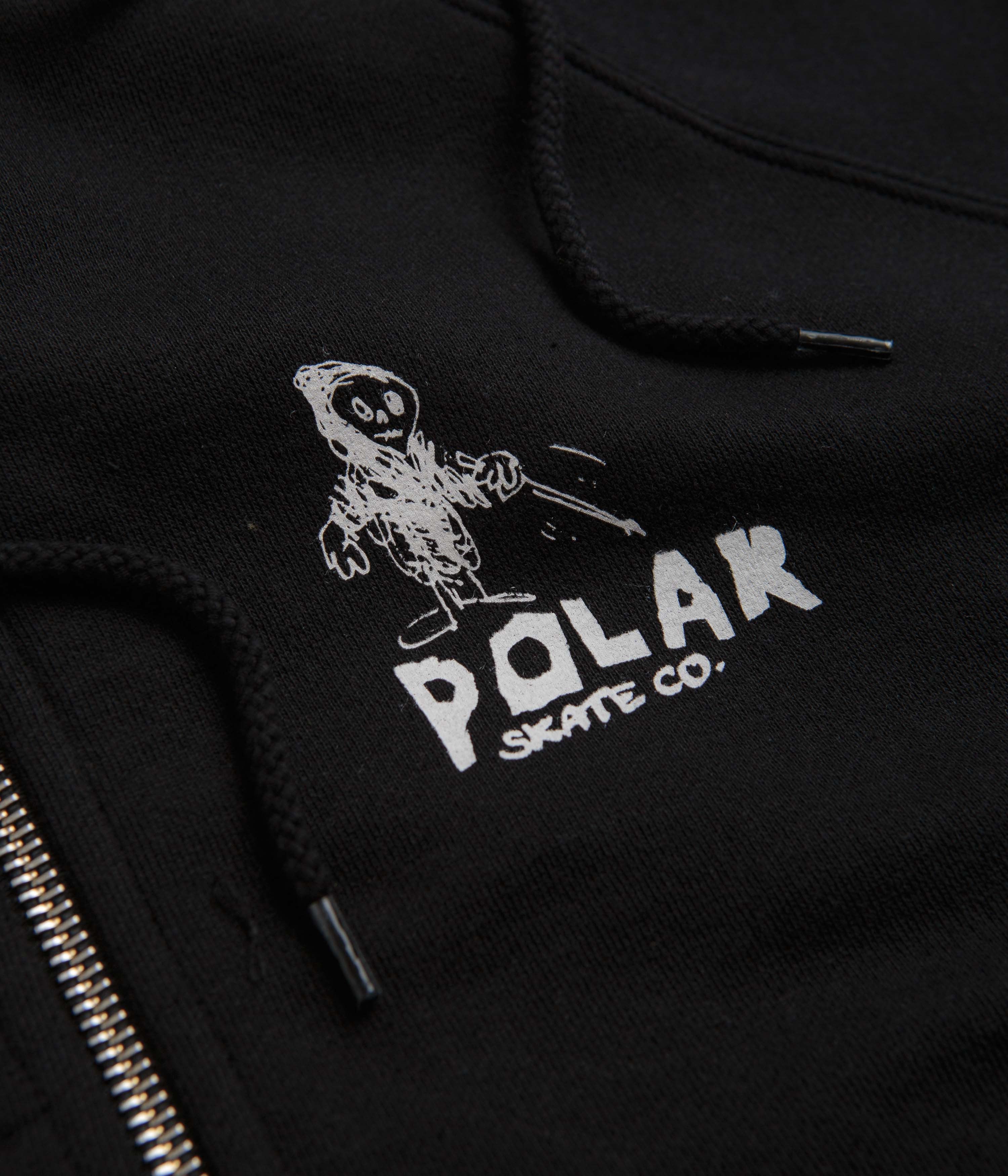 Polar Reaper Default Zip Hoodie - Black - Image 3