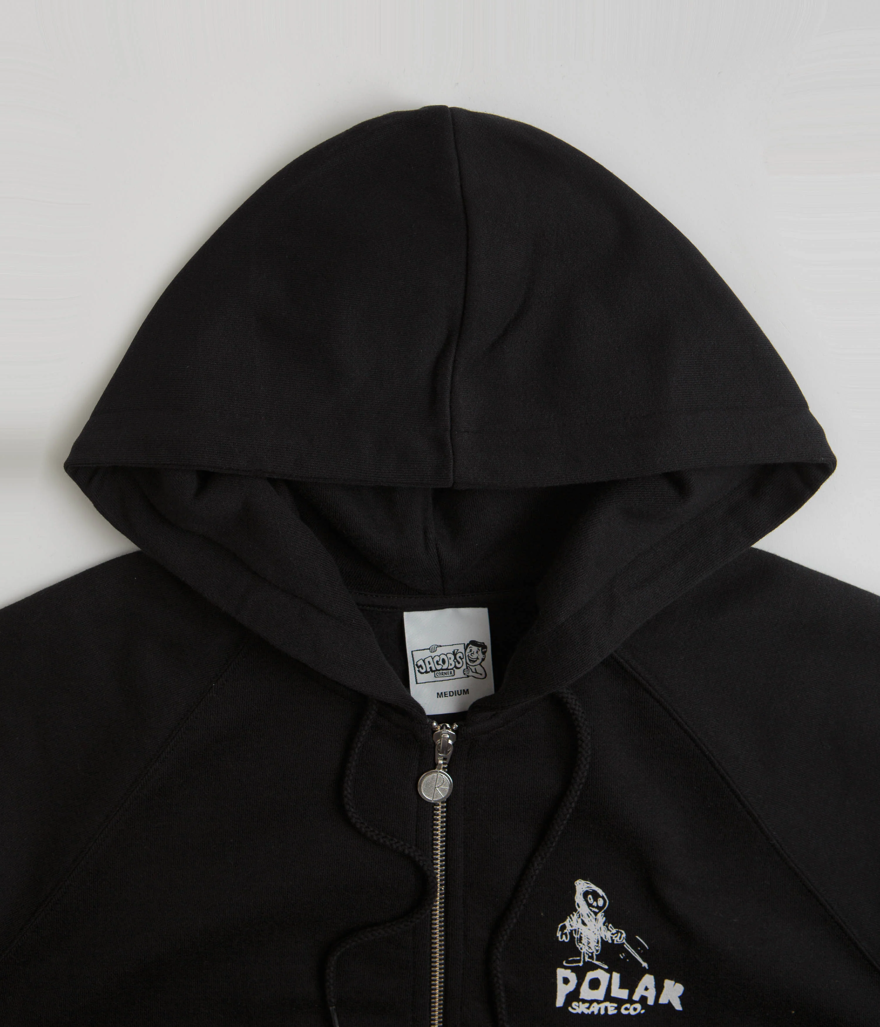 Polar Reaper Default Zip Hoodie - Black - Image 4