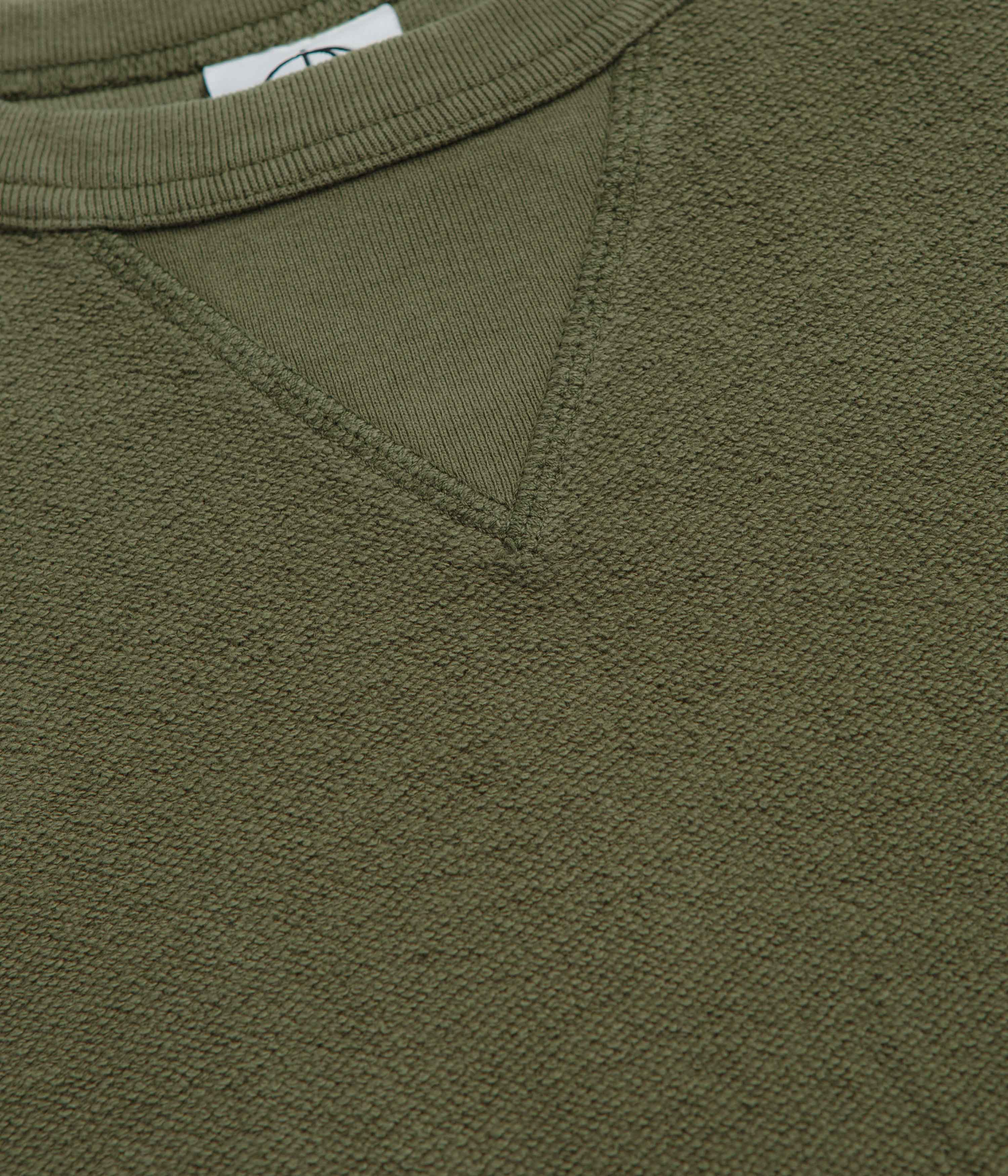Polar Reversed Crewneck Sweatshirt - Army Green - Image 4