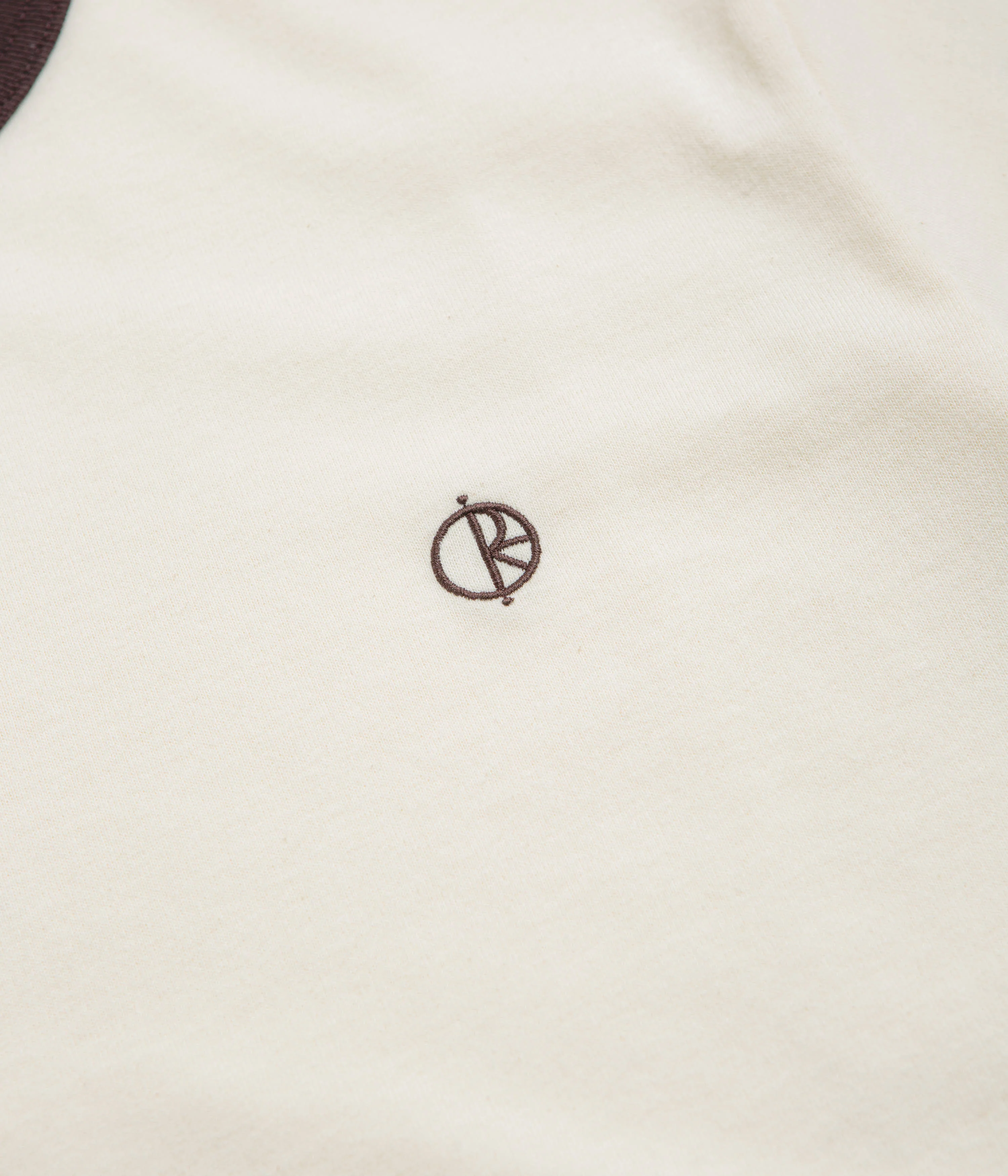 Polar Ringer T-Shirt - Ivory / Chocolate - Image 3