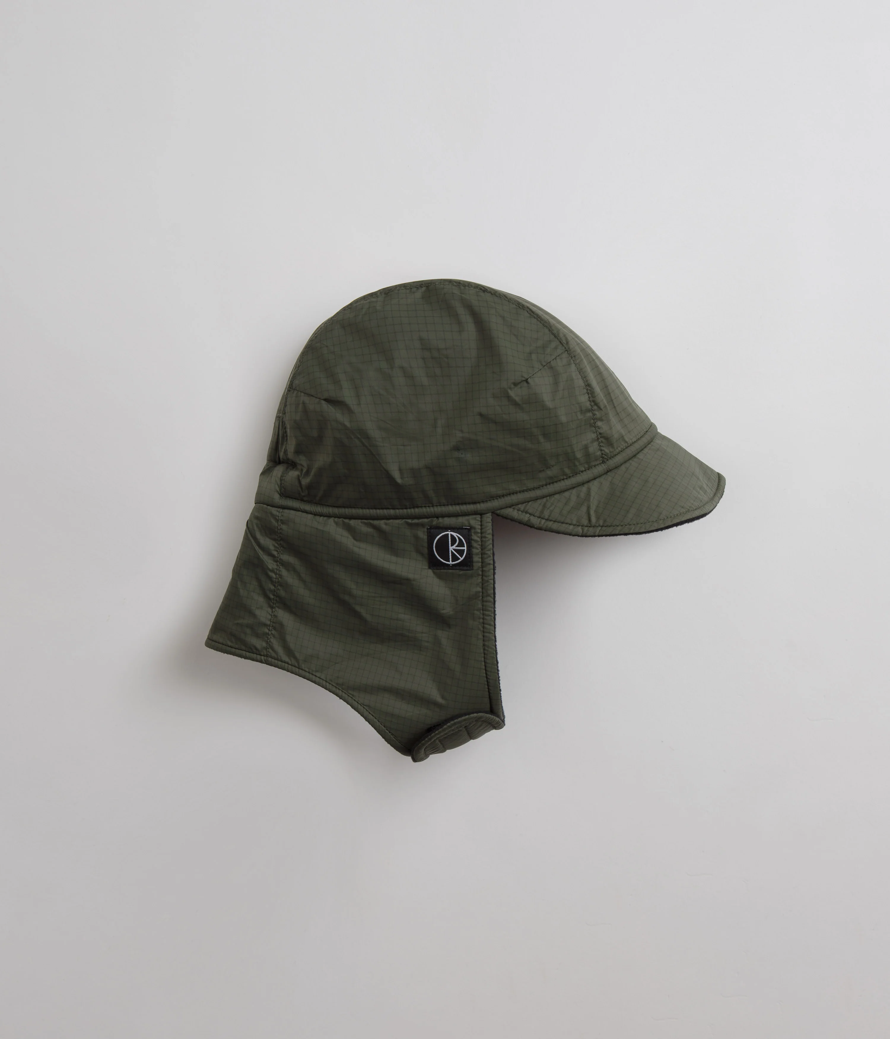 Polar Ripstop Luke Flap Cap - Grey Green