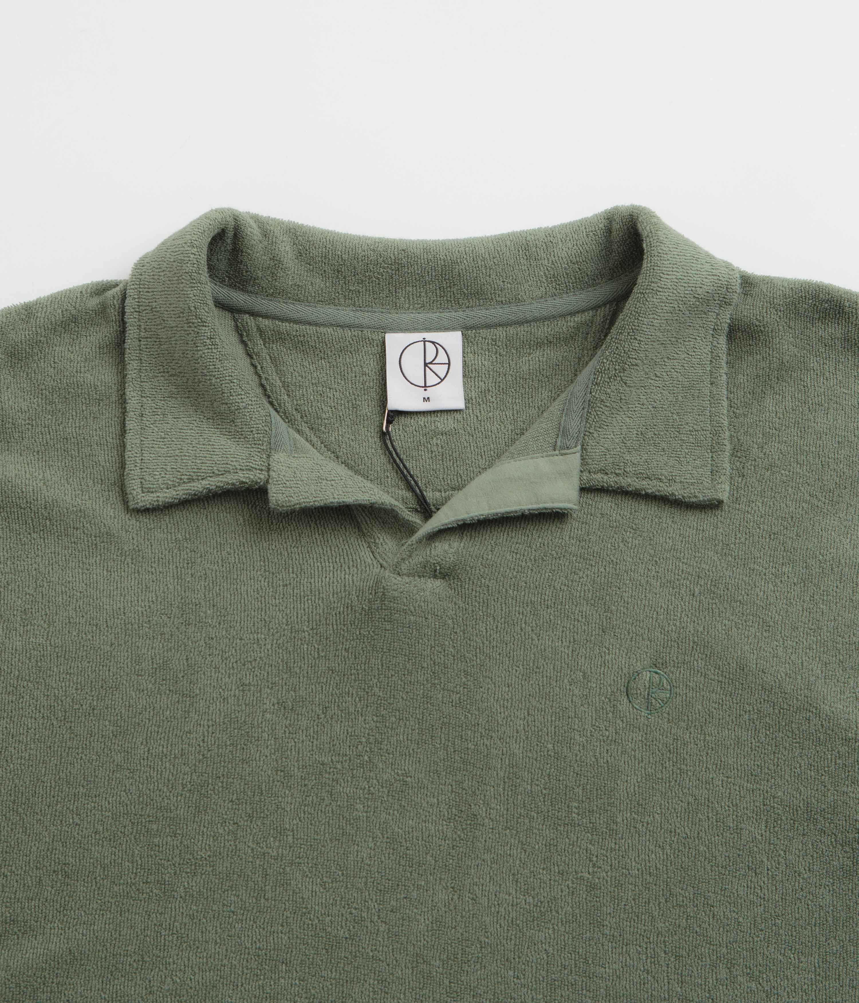 Polar Serge Polo Shirt - Jade Green - Image 2