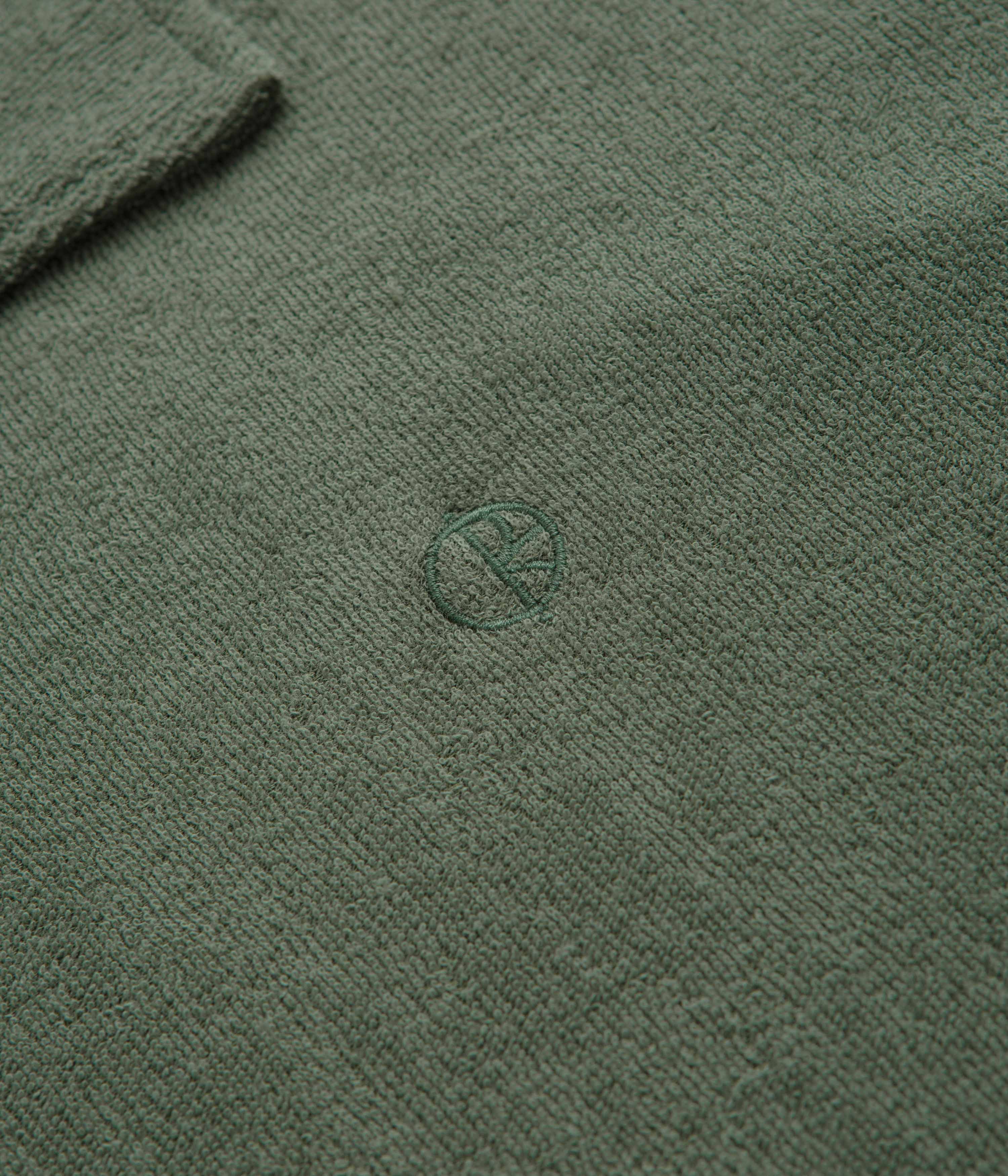 Polar Serge Polo Shirt - Jade Green - Image 3