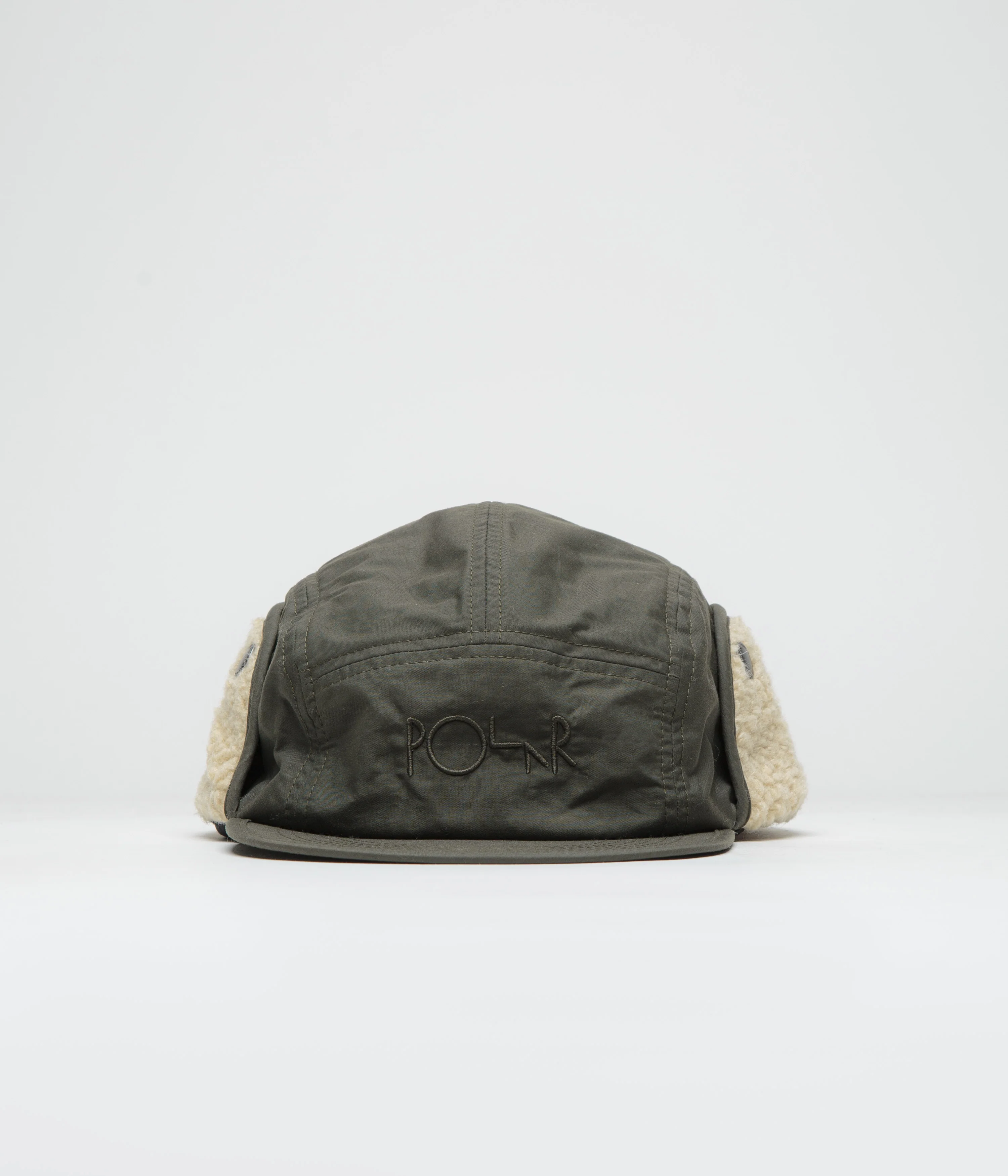 Polar Sherpa Vilde Flap Cap - Army Green - Image 2