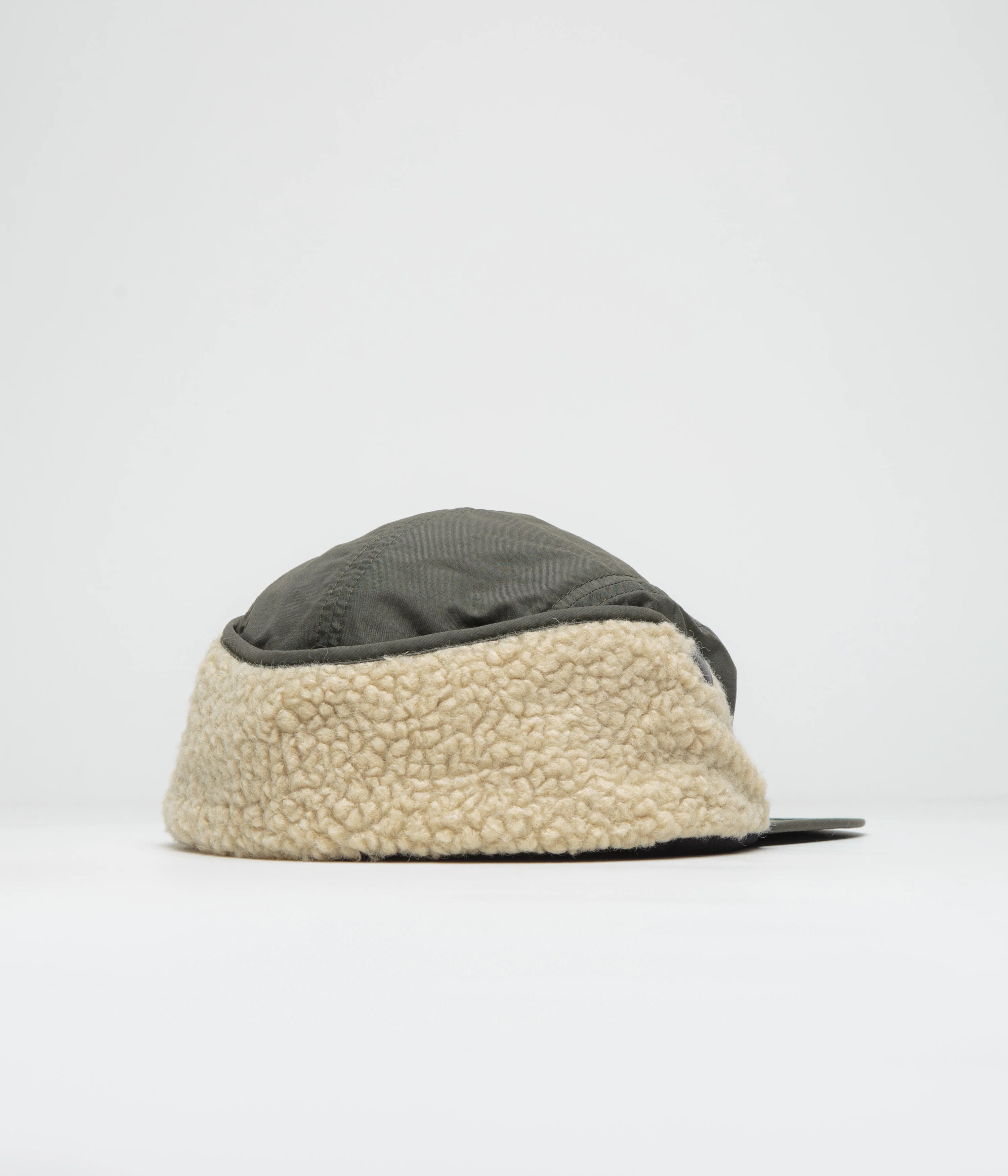 Polar Sherpa Vilde Flap Cap - Army Green - Image 3