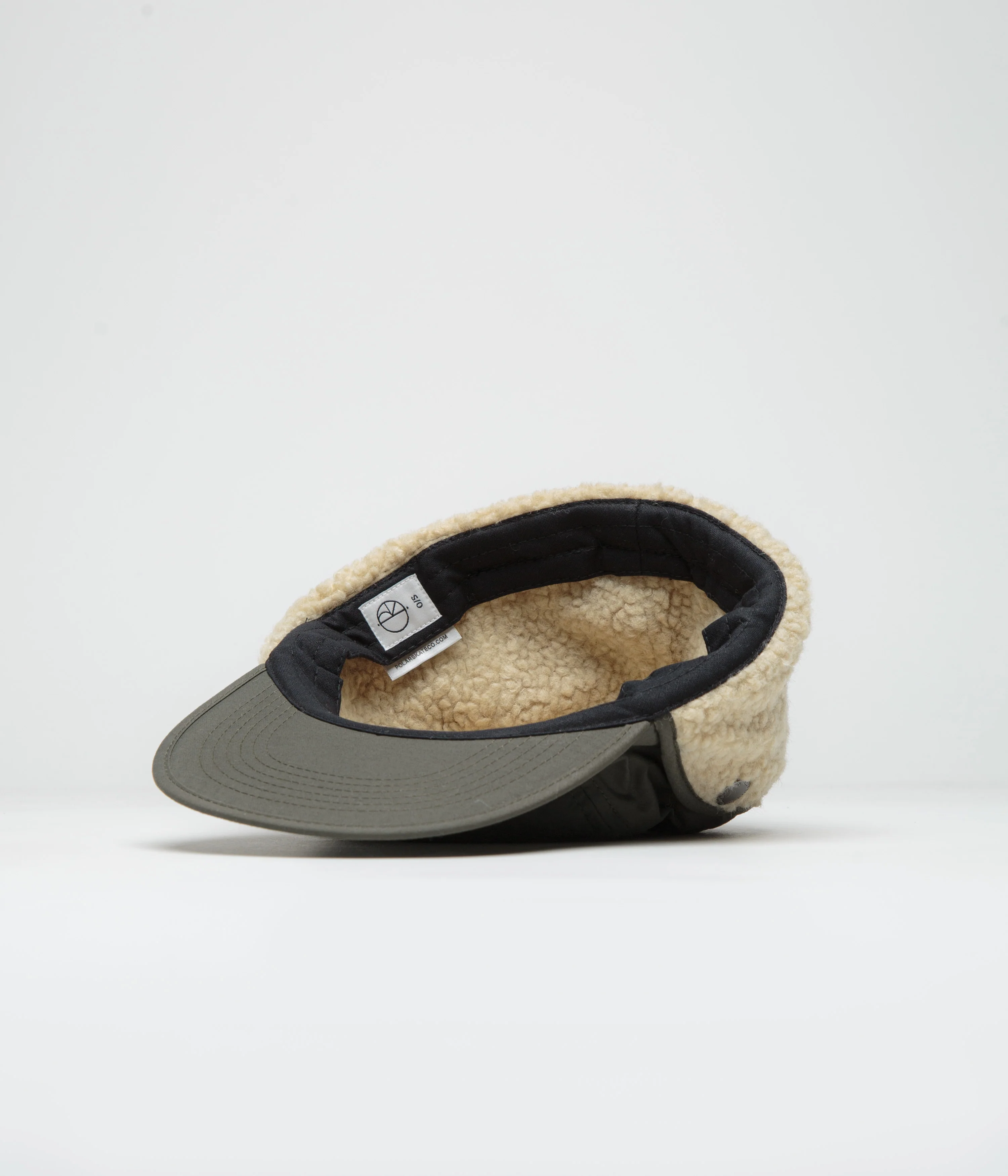 Polar Sherpa Vilde Flap Cap - Army Green - Image 4