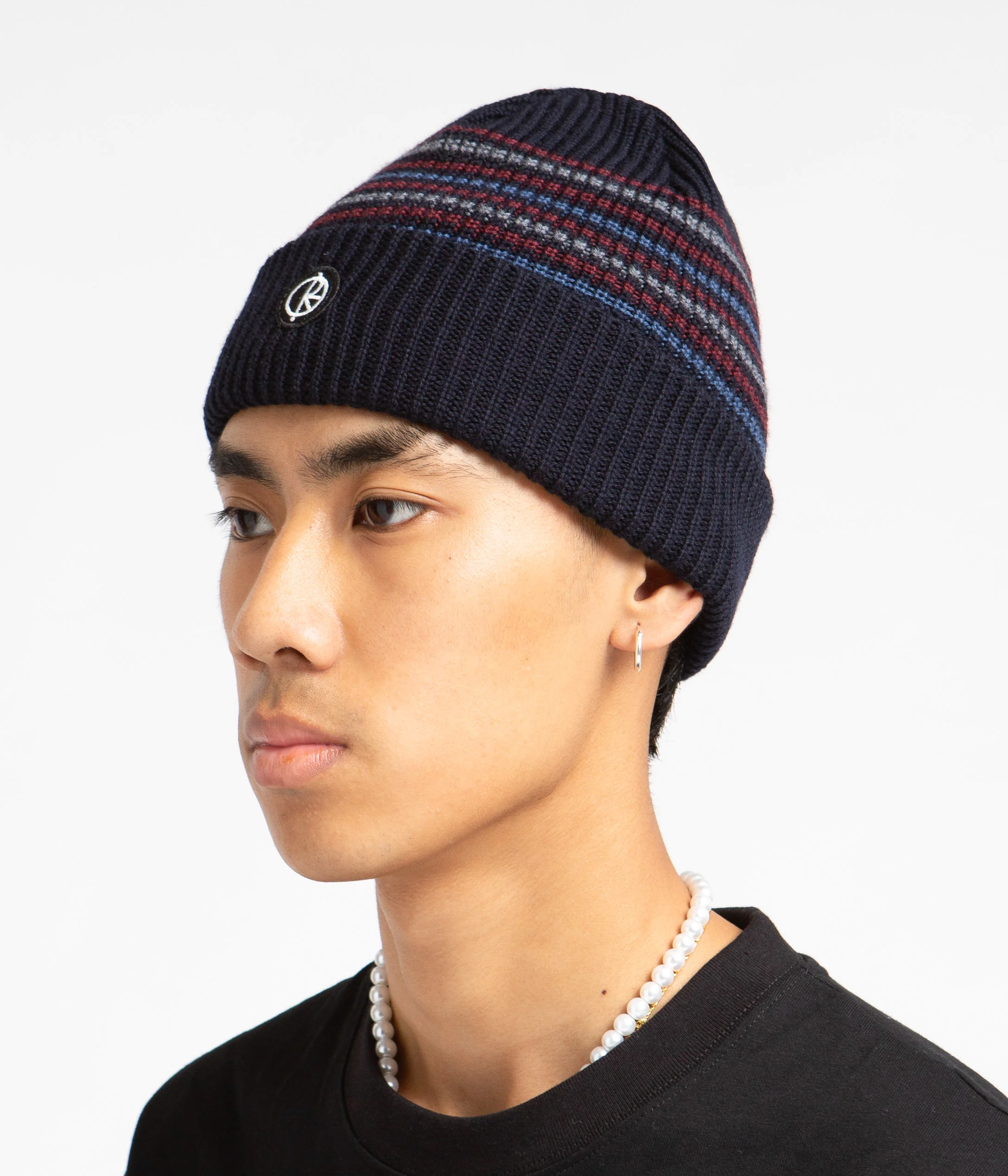 Polar Sonic Merino Beanie - Navy - Image 2