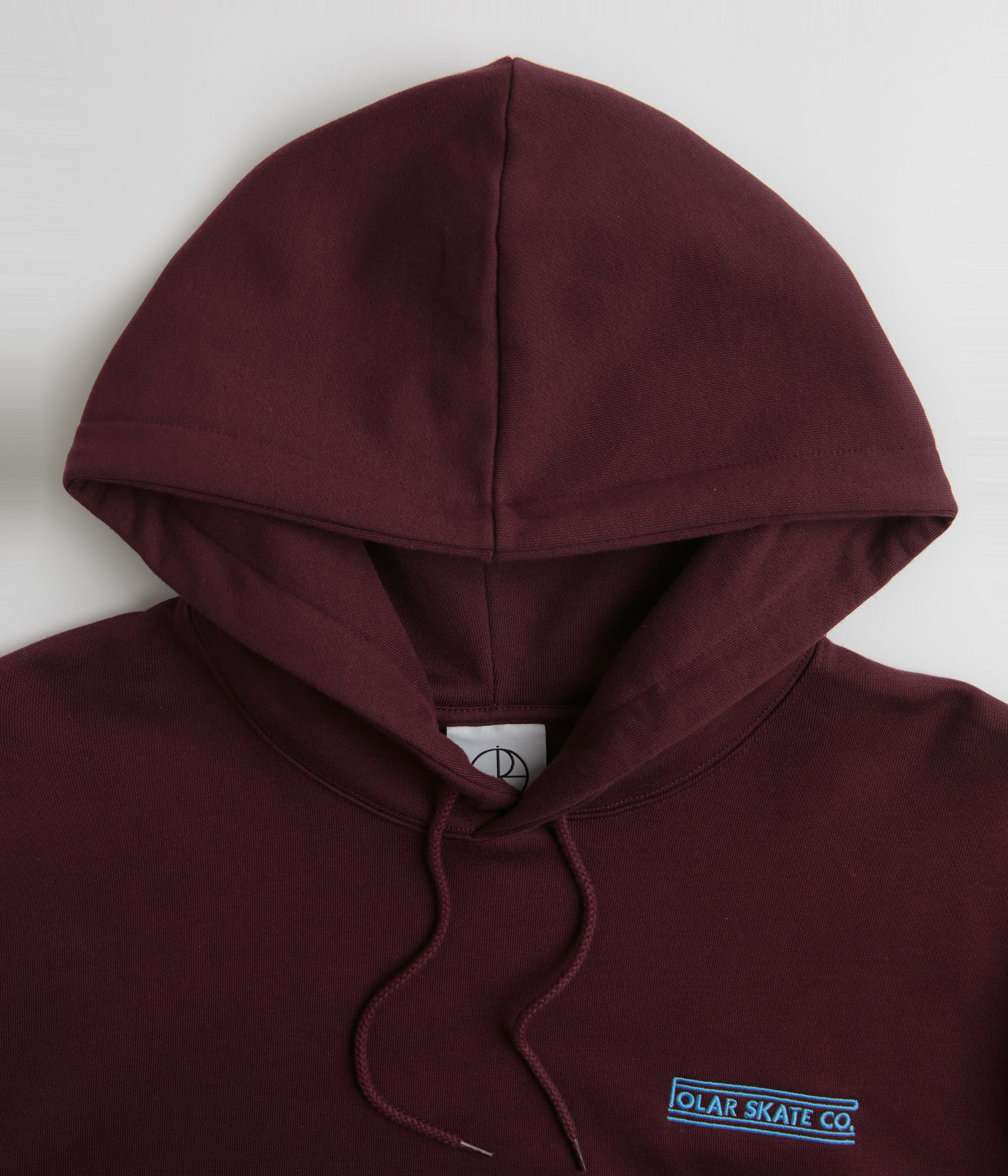 Polar Stretch Logo Dave Hoodie - Dark Wine - Image 4