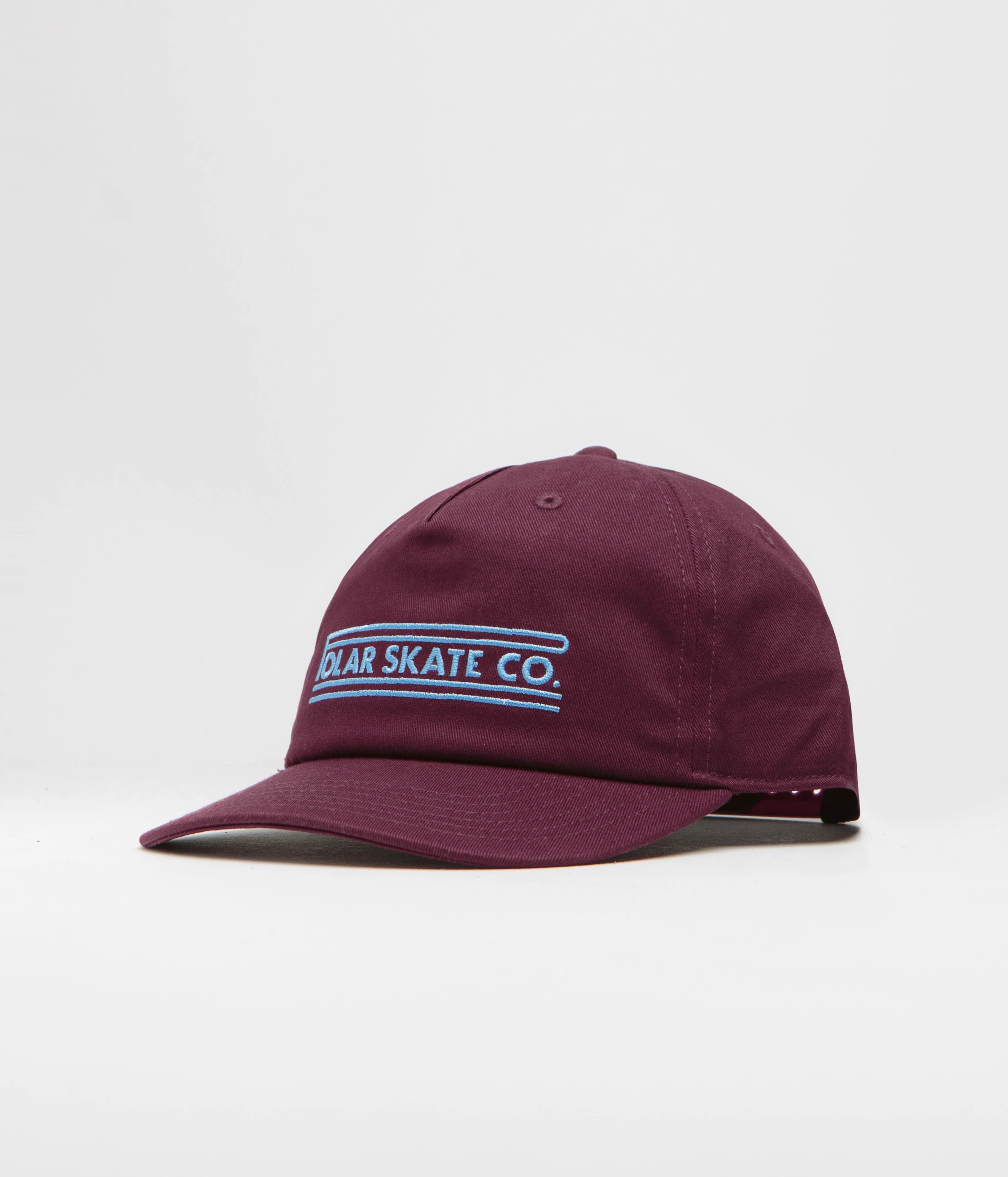 Polar Stretch Logo Twill Jake Cap - Dark Wine