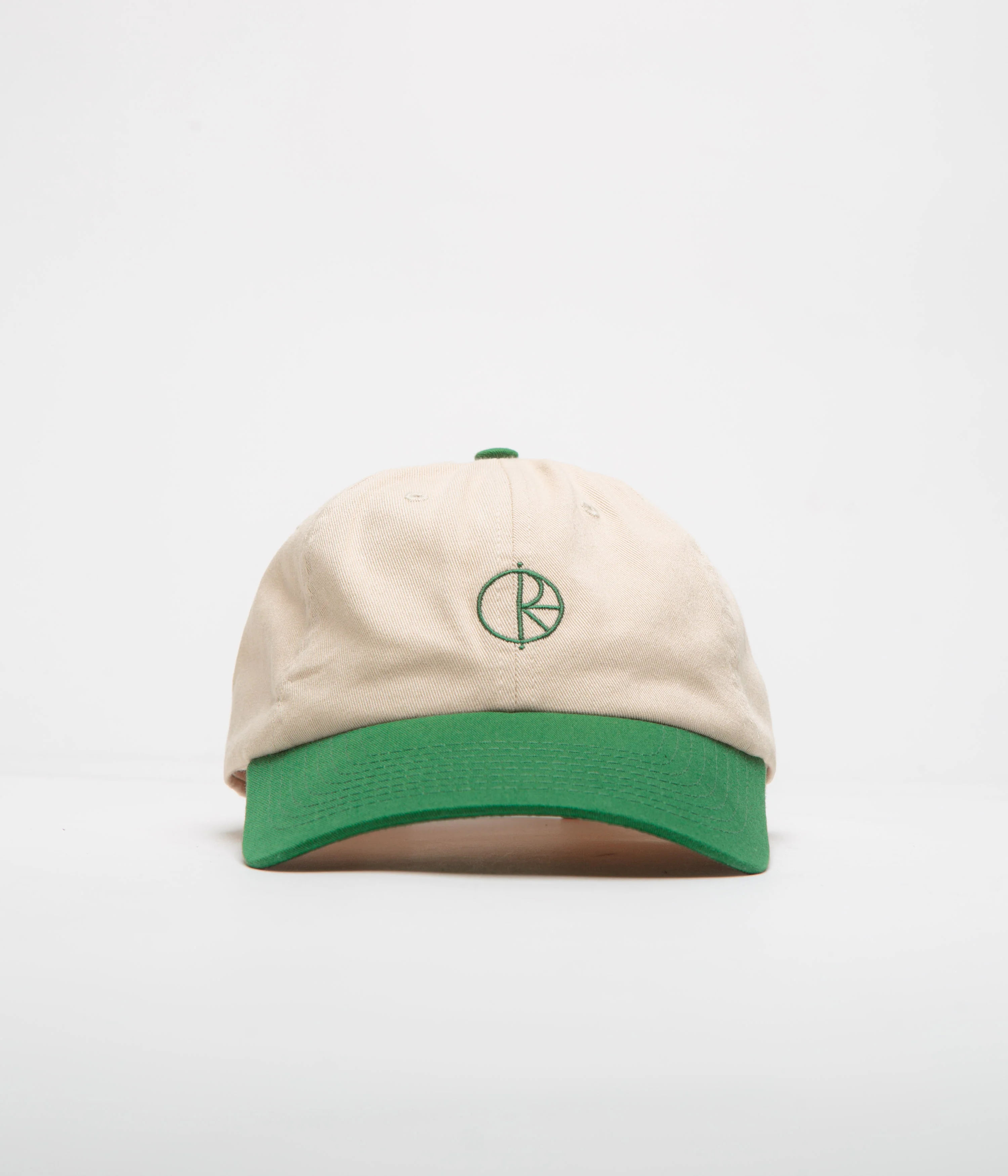 Polar Stroke Logo Sami Cap - Ecru / Green - Image 2