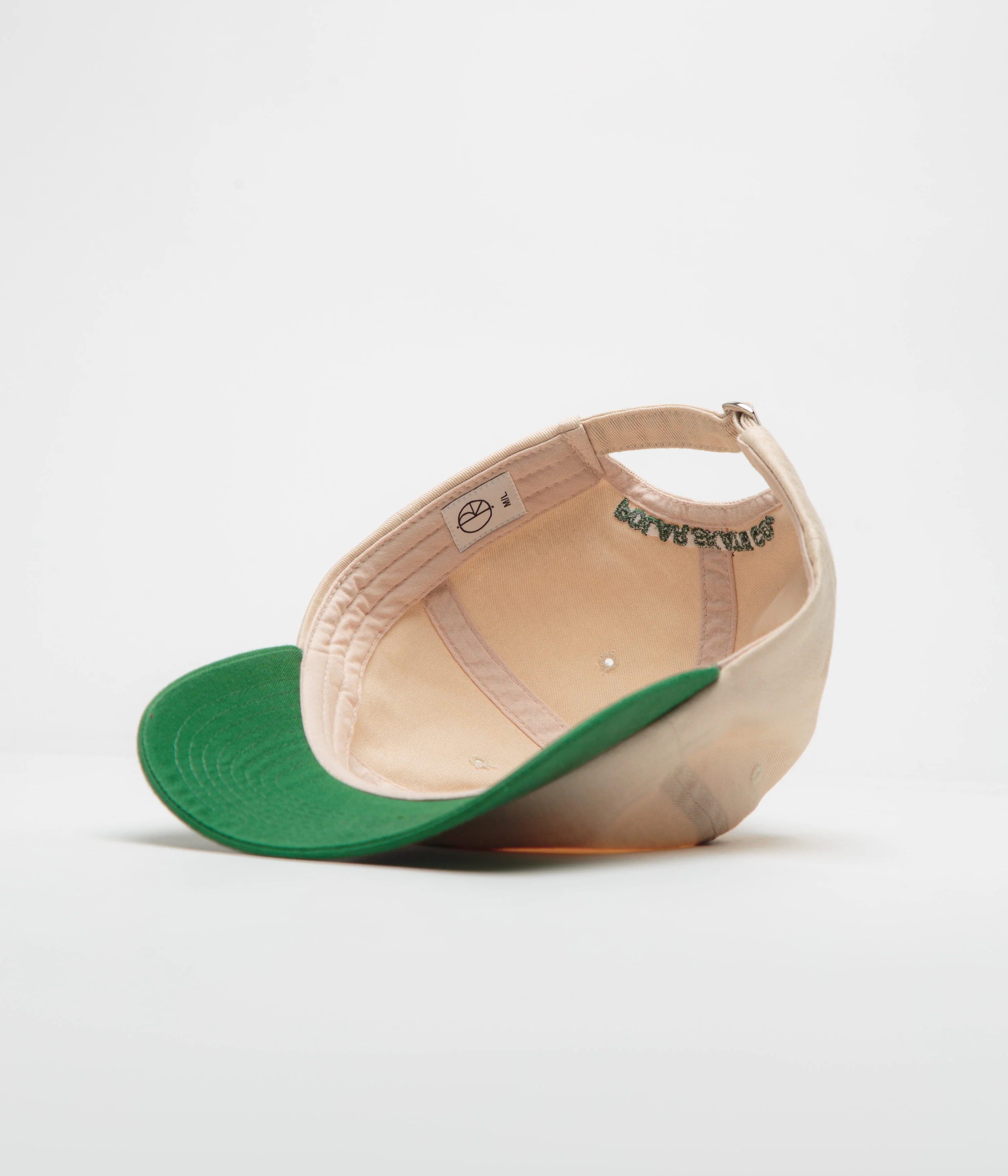 Polar Stroke Logo Sami Cap - Ecru / Green - Image 4