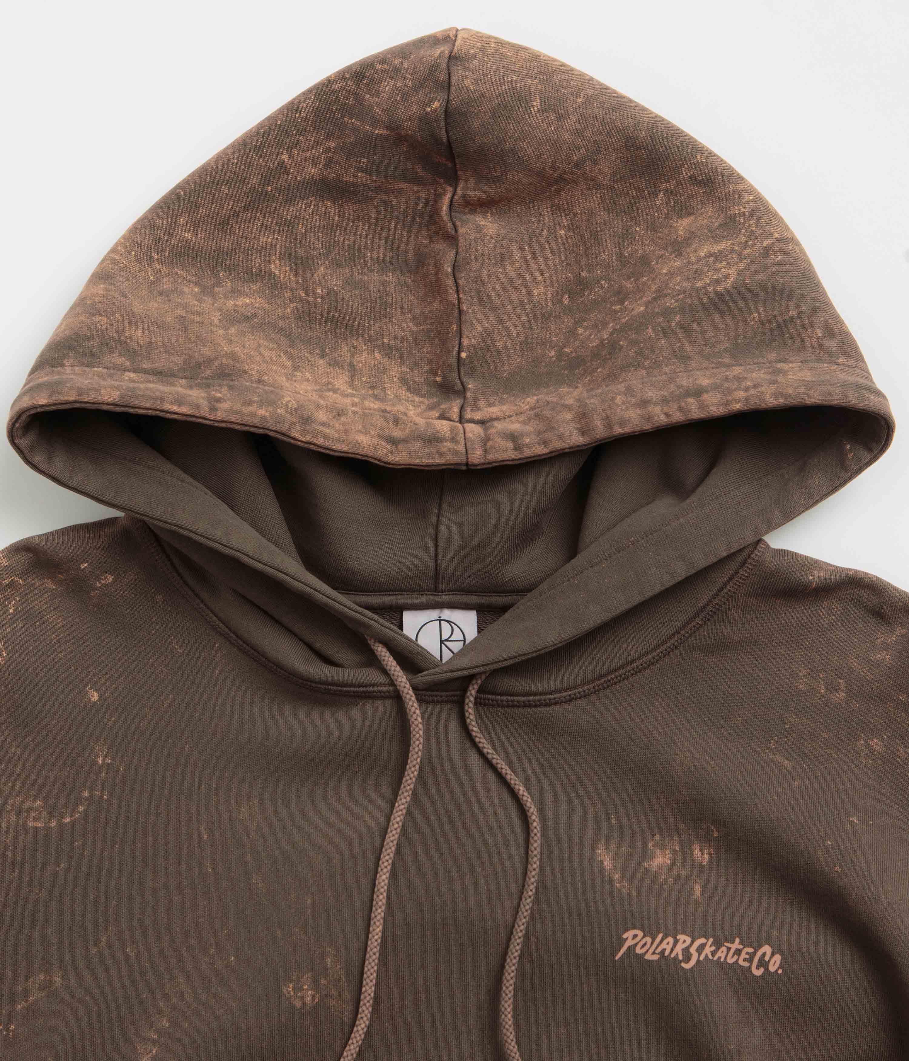 Polar Surf Logo Acid Frank Hoodie - Brown - Image 2