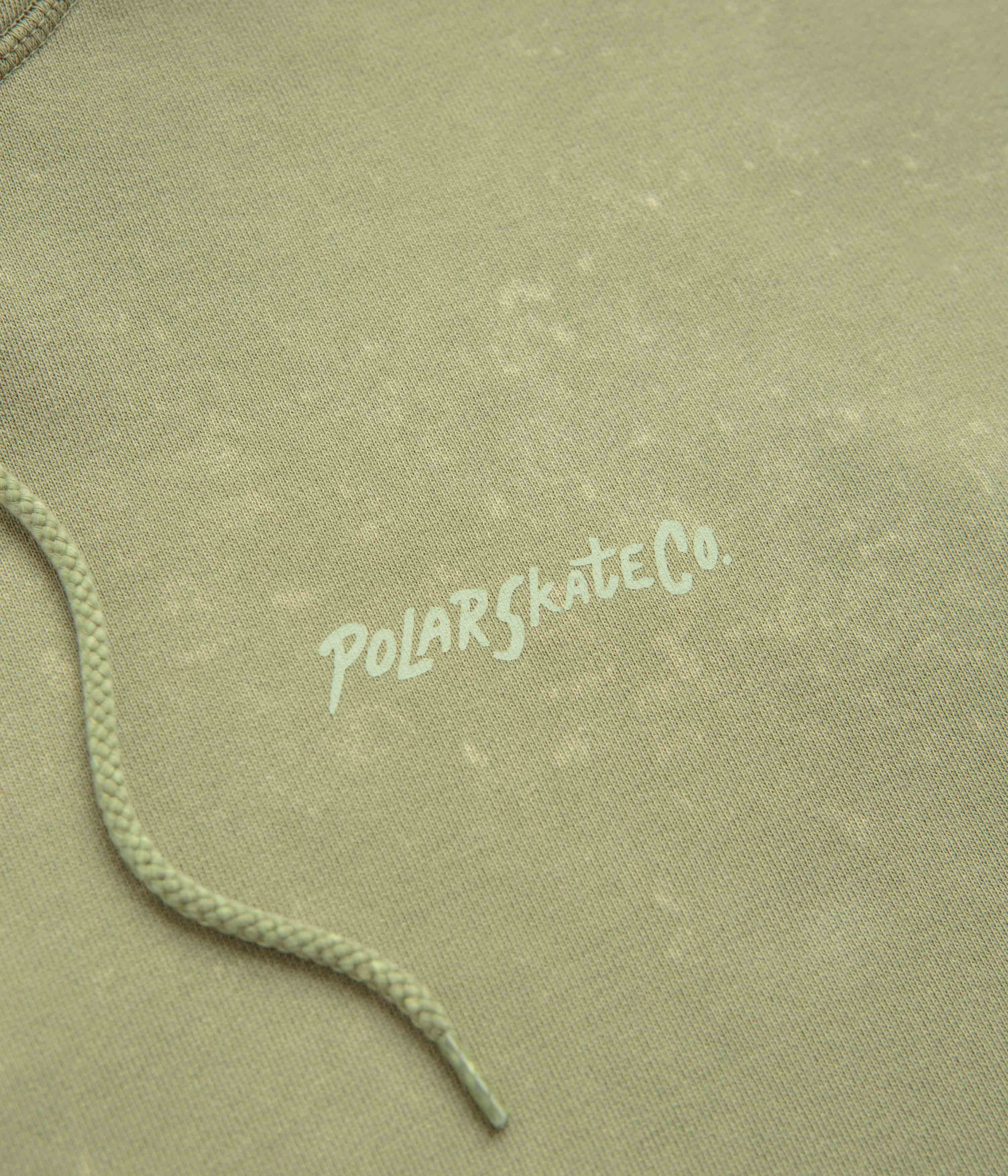 Polar Surf Logo Acid Frank Hoodie - Light Green - Image 3