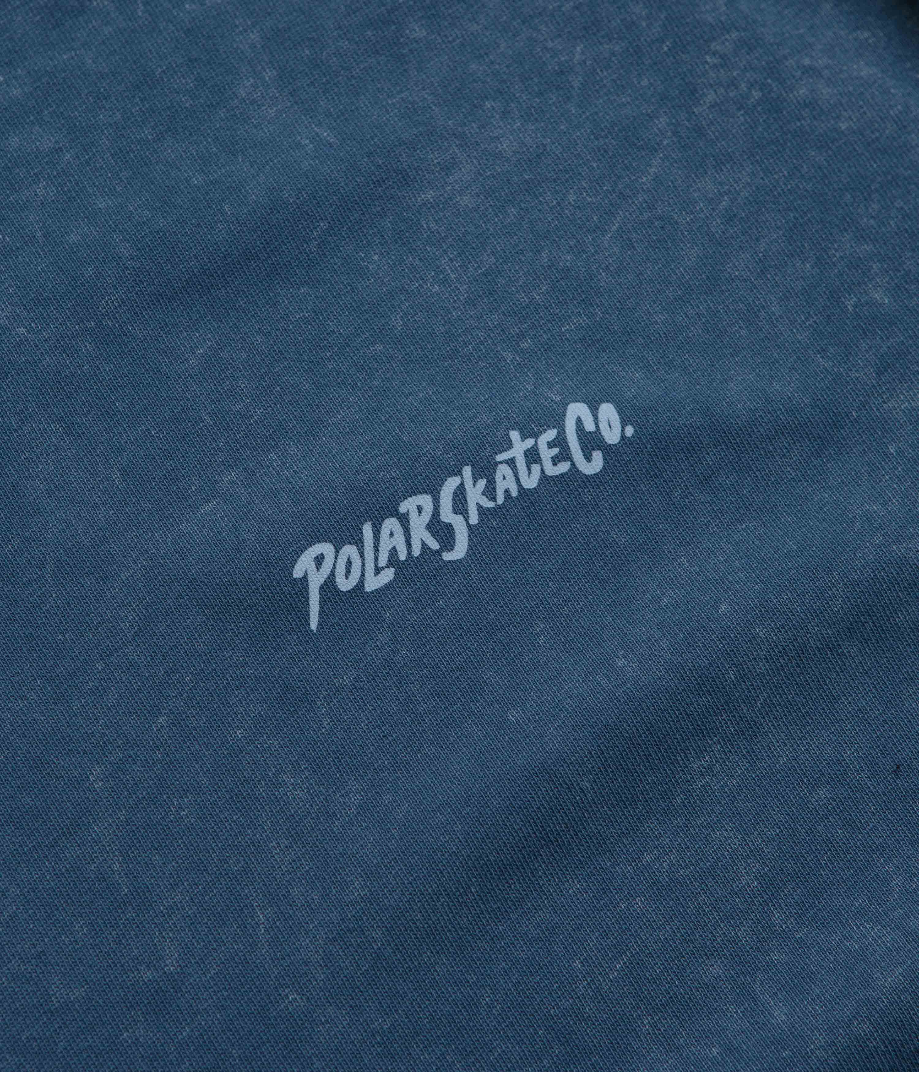 Polar Surf Logo Acid T-Shirt - Dark Blue - Image 2