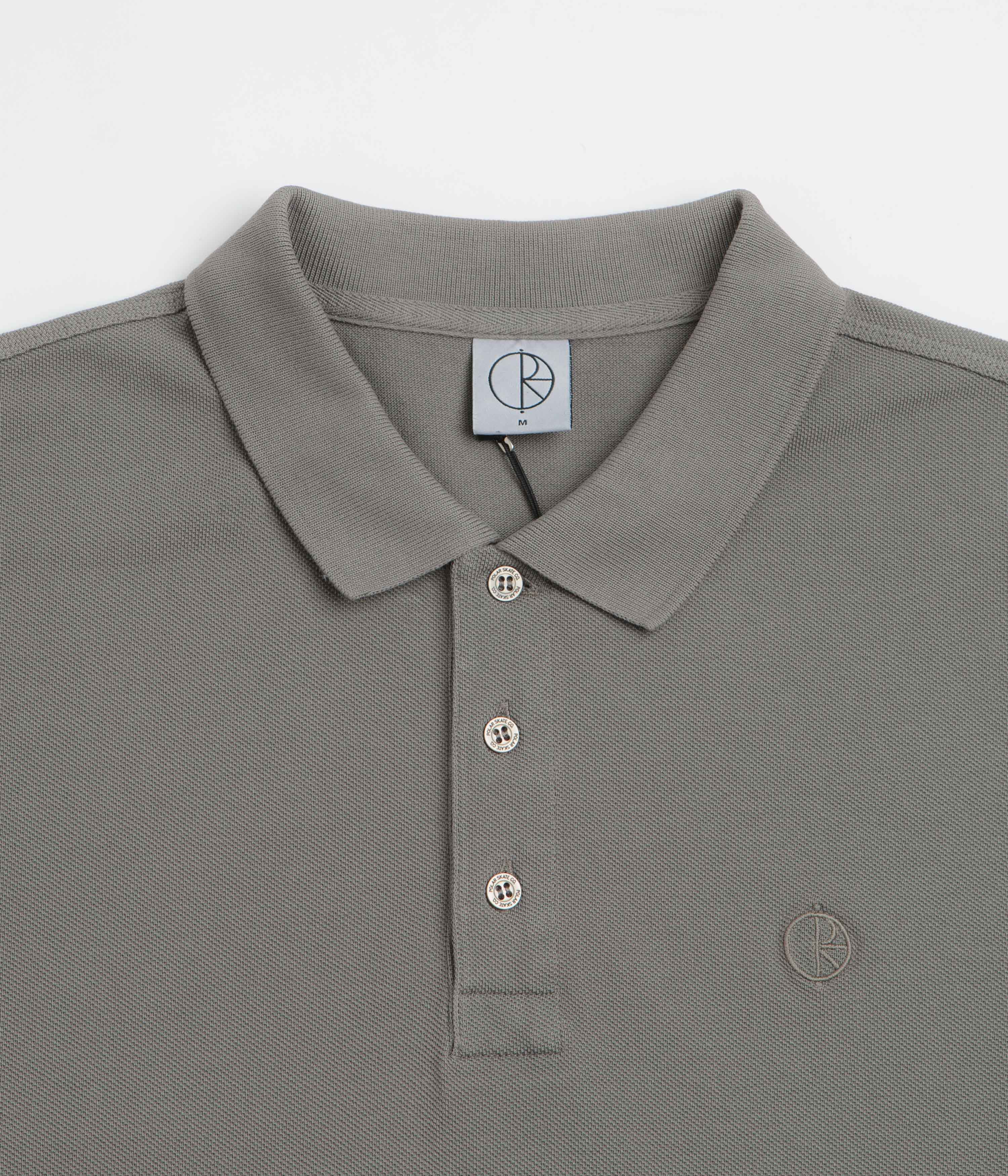 Polar Surf Polo Shirt - Washed Grey - Image 2