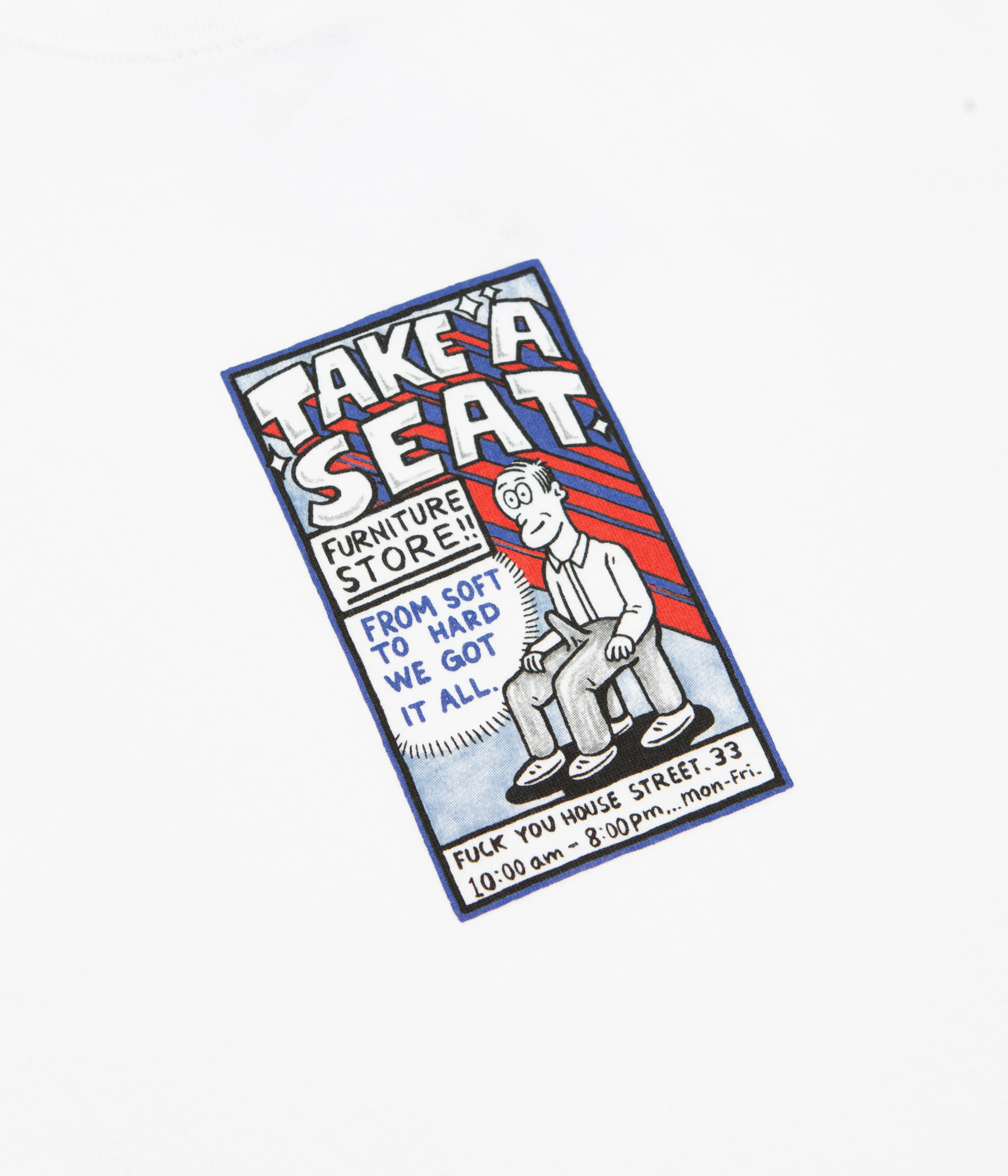 Polar Take A Seat T-Shirt - White - Image 2