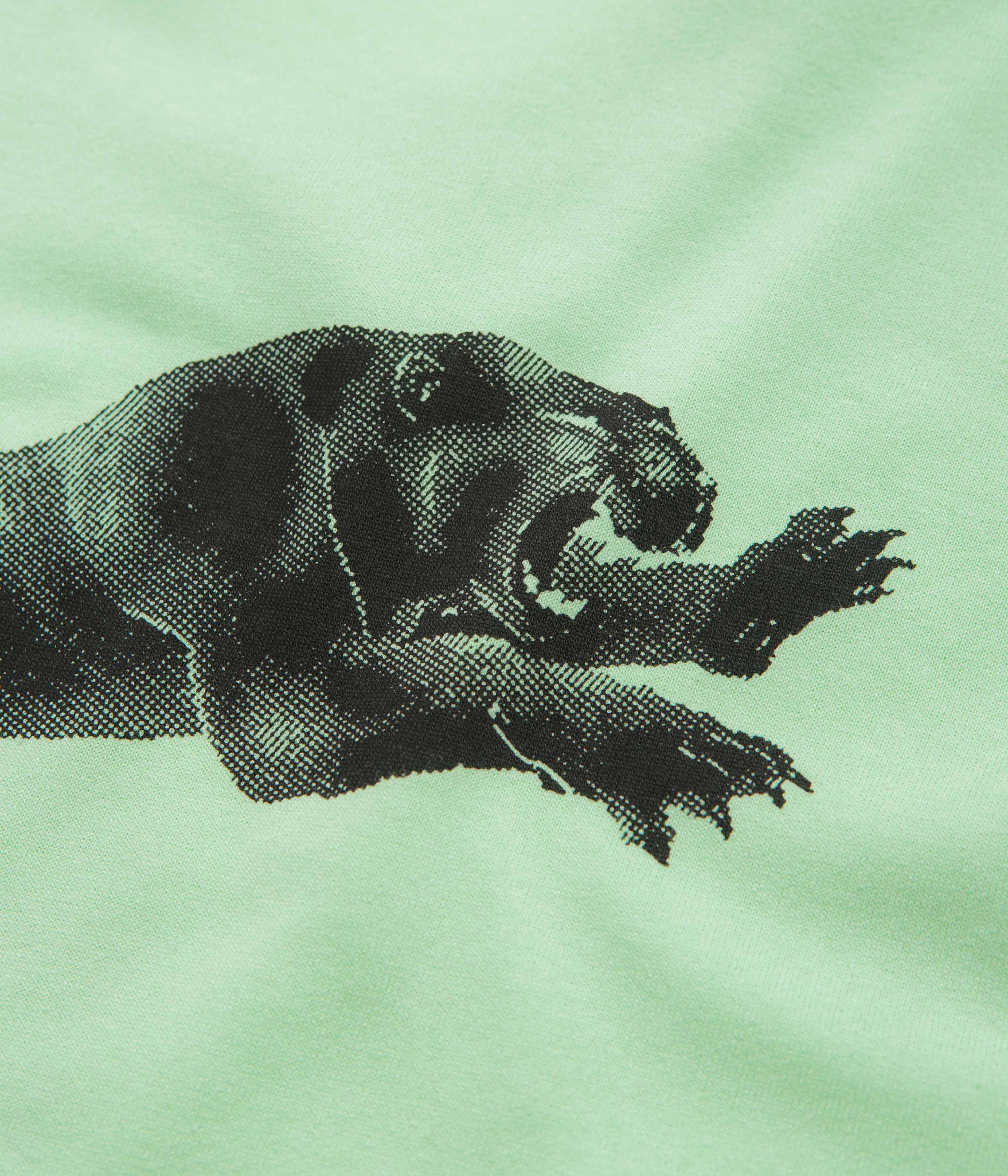 Polar Tape and Panther T-Shirt - Mint Green - Image 5
