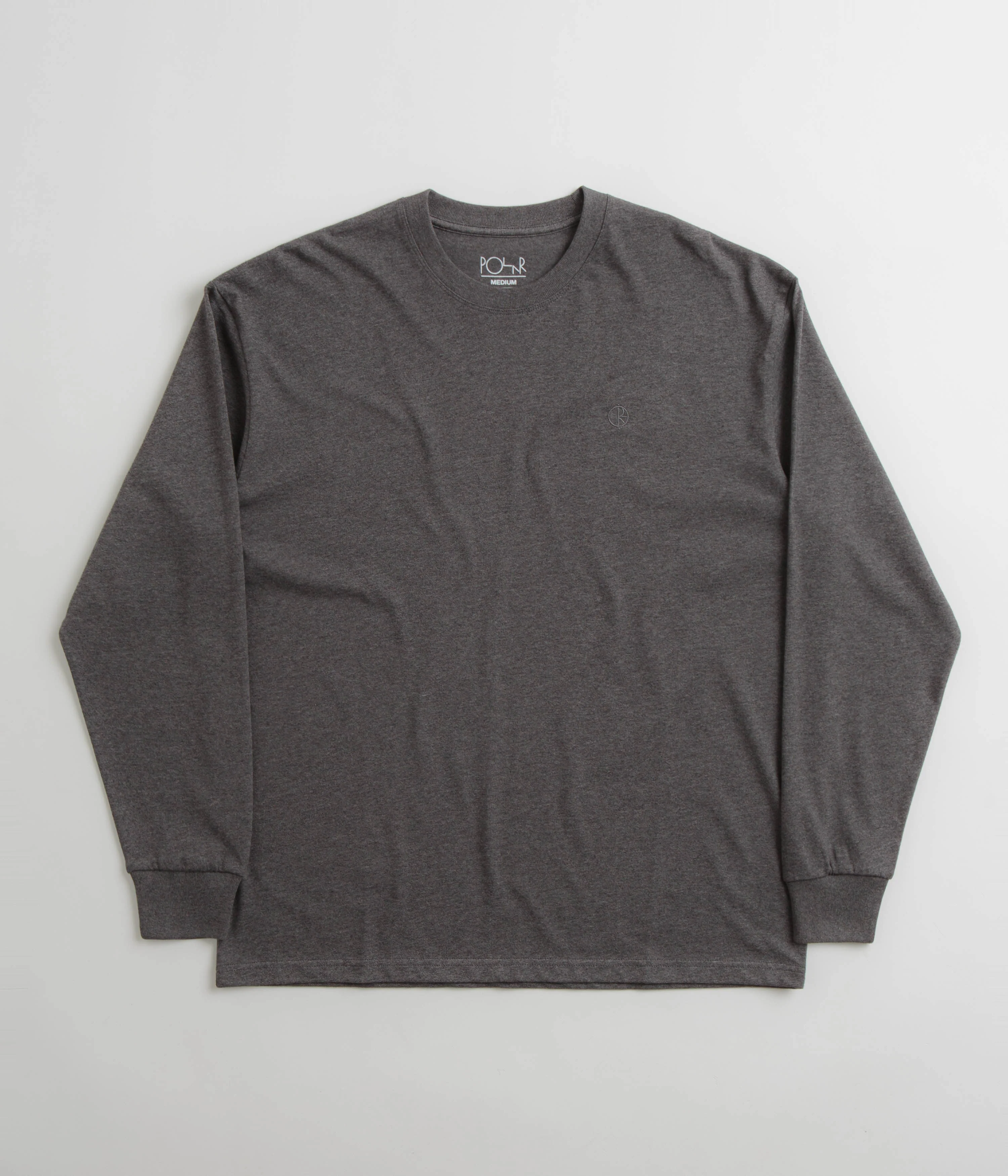 Polar Team Long Sleeve T-Shirt - Dark Grey Melange