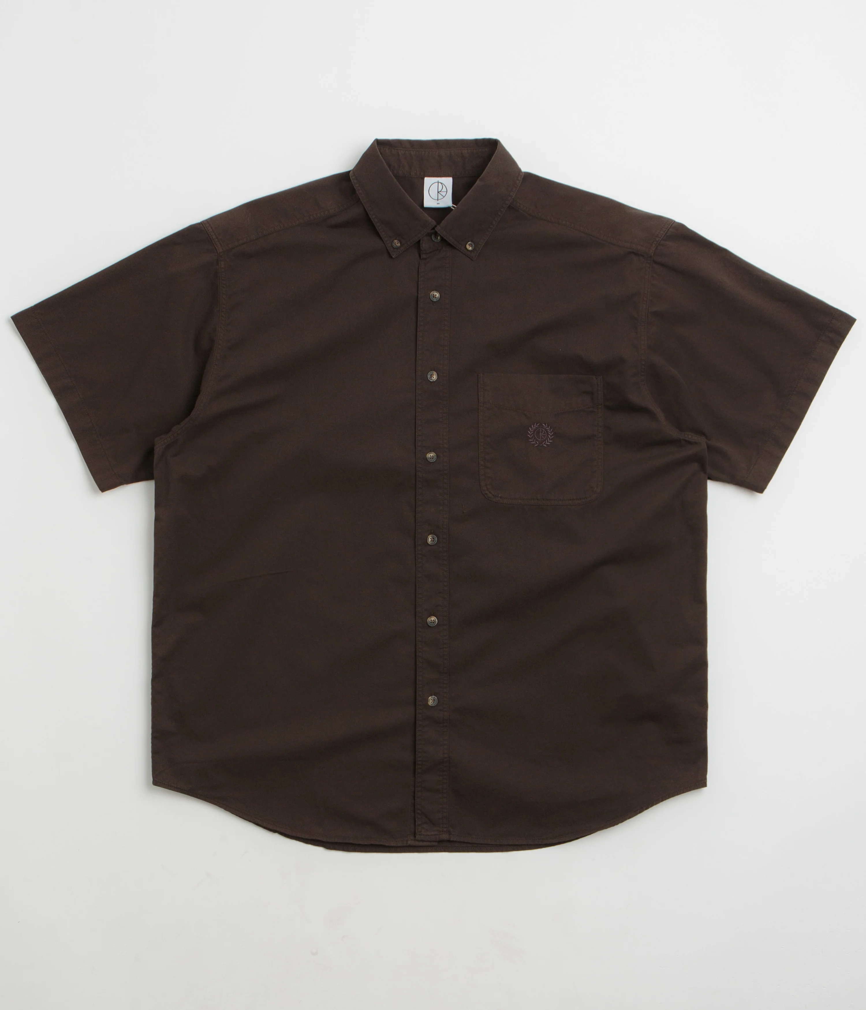 Polar Ted Short Sleeve Shirt - Chocolate