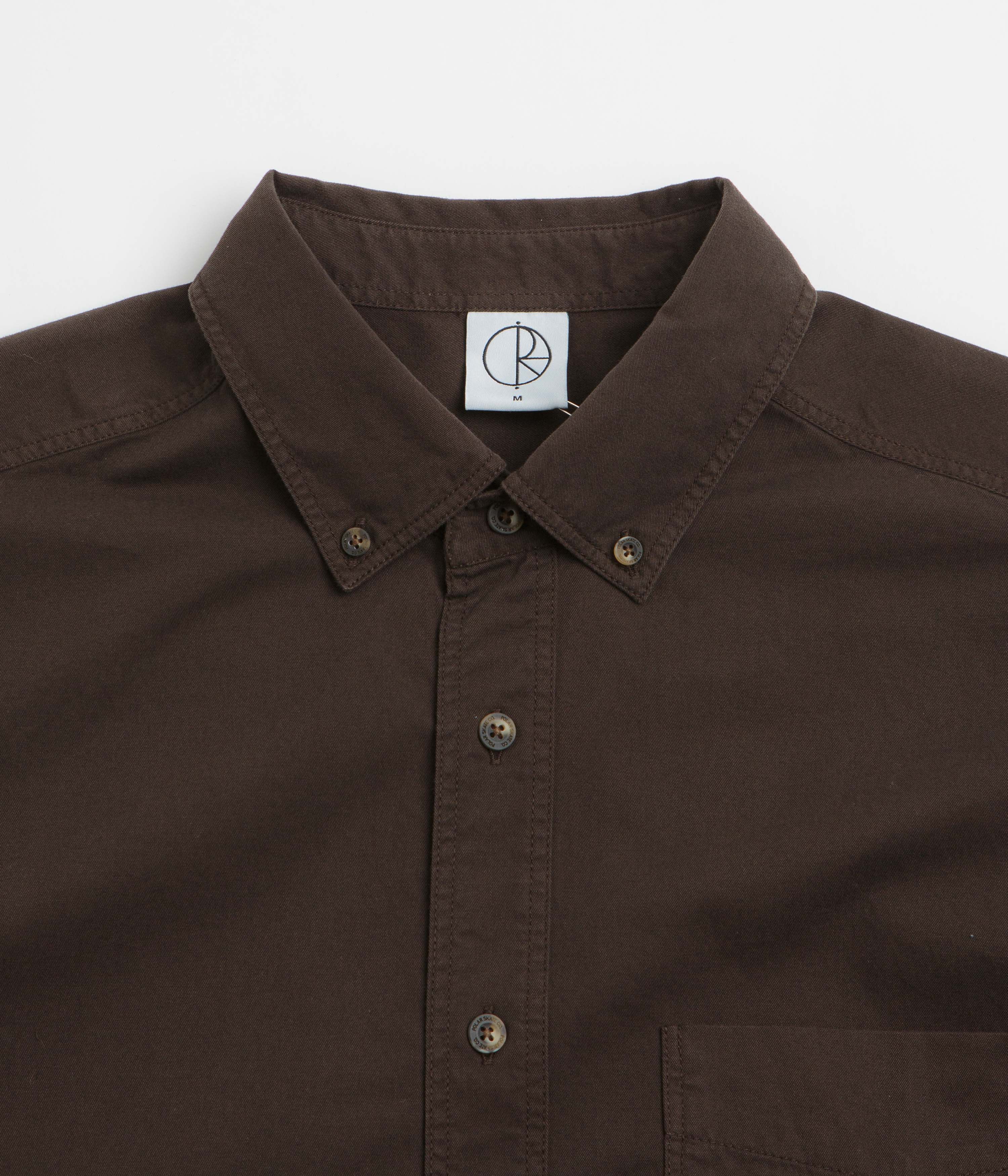 Polar Ted Short Sleeve Shirt - Chocolate - Image 2