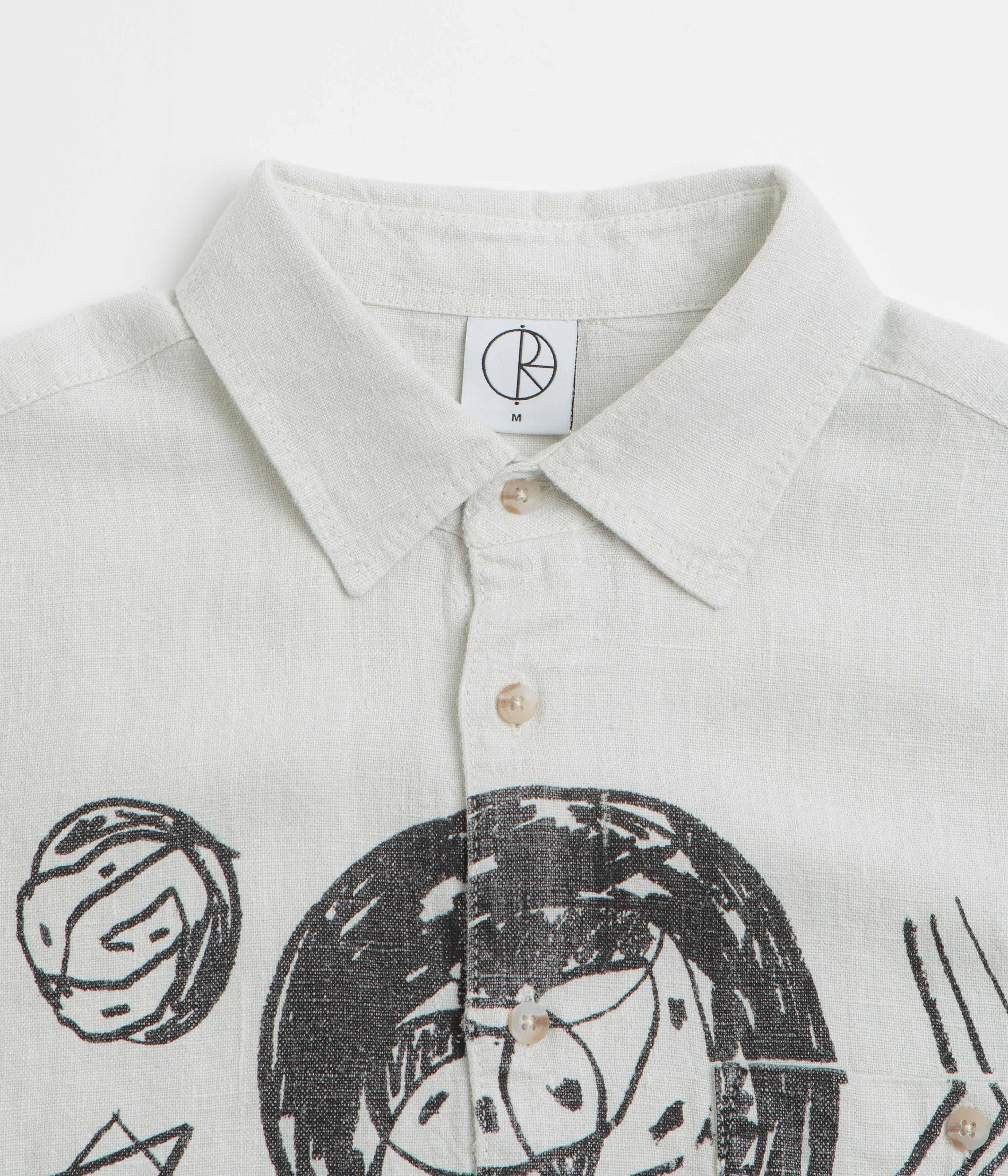 Polar Tom Short Sleeve Shirt - Ice Grey - Image 2