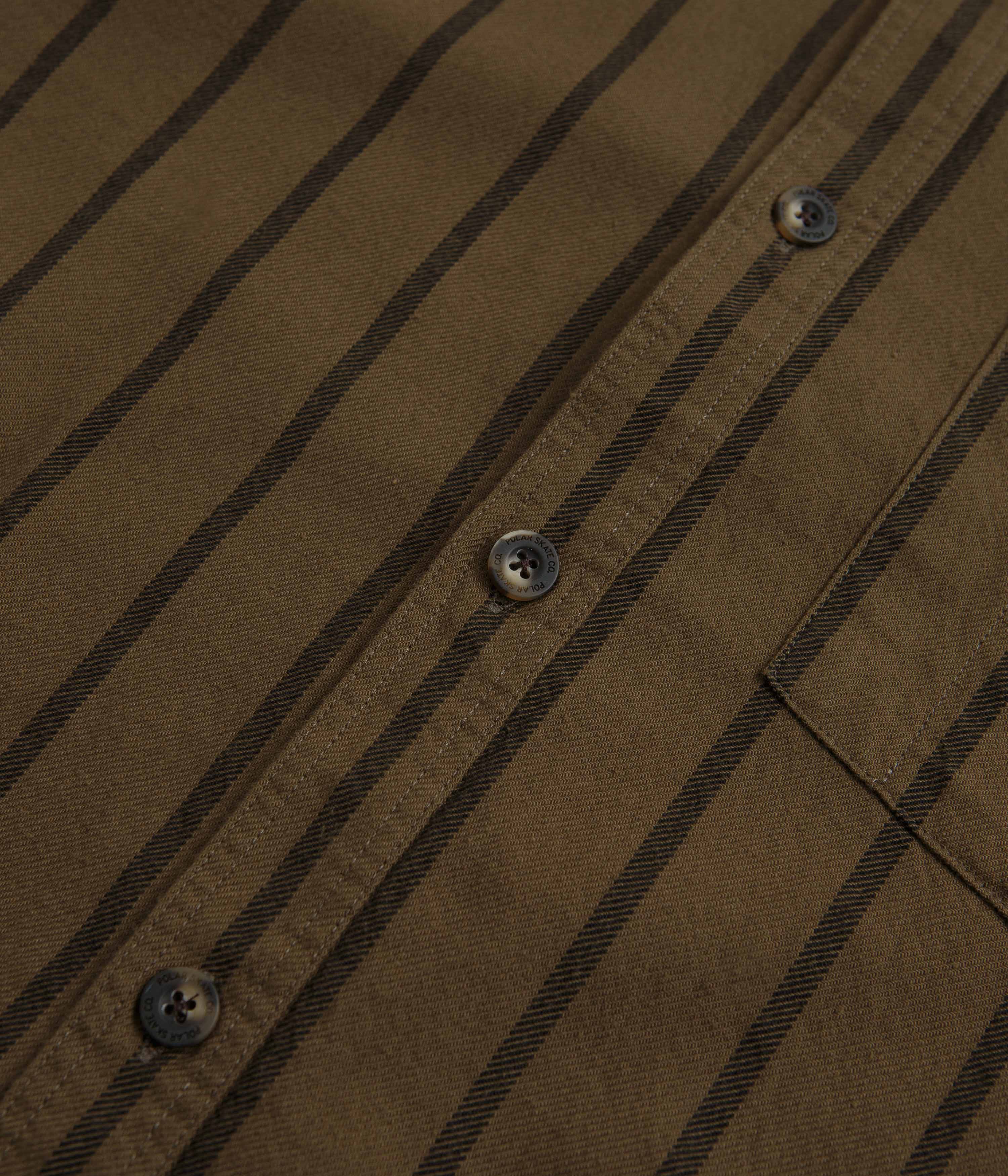 Polar Twill Mitchell Shirt - Beech / Black - Image 4