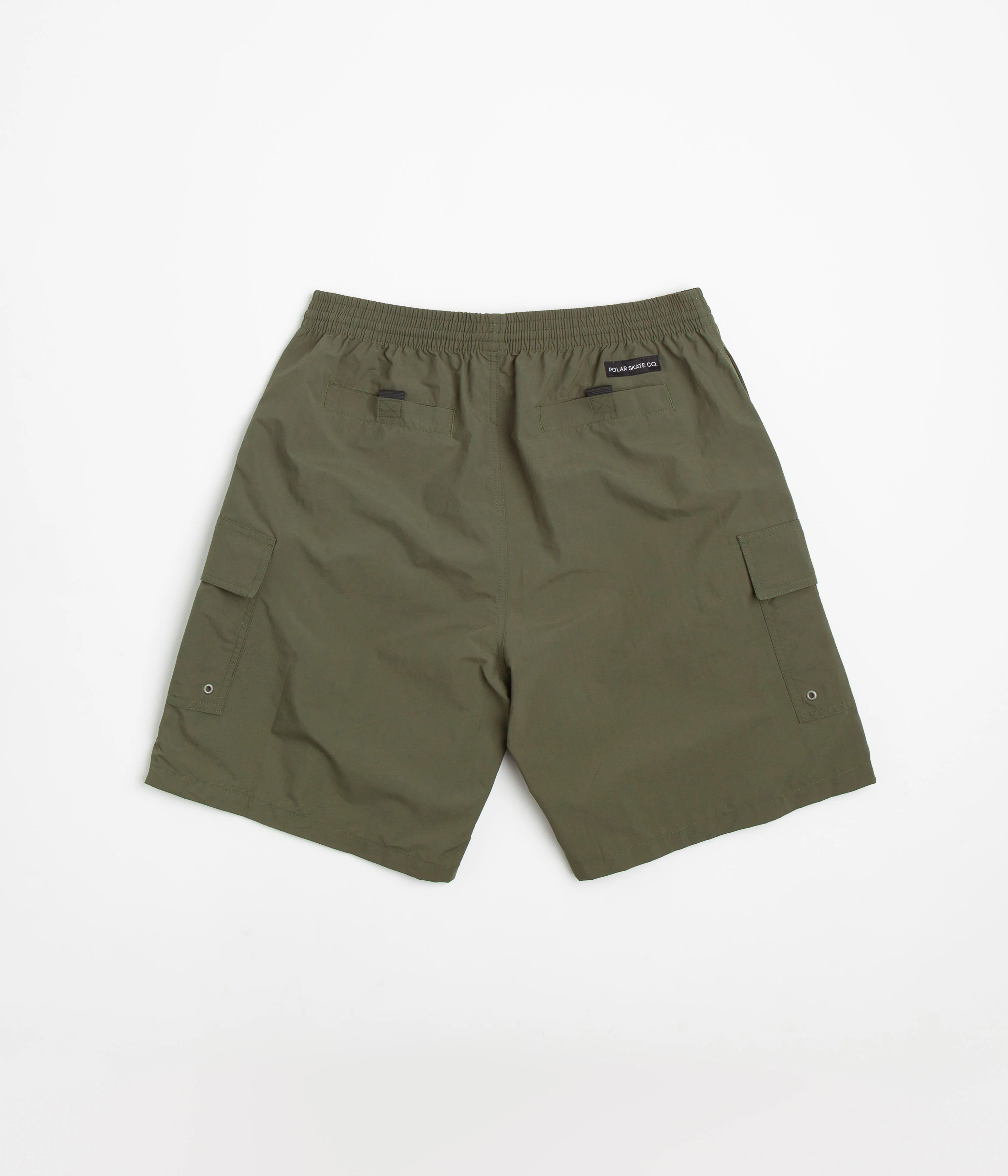 Polar Utility Swim Shorts - Dark Olive - Image 3