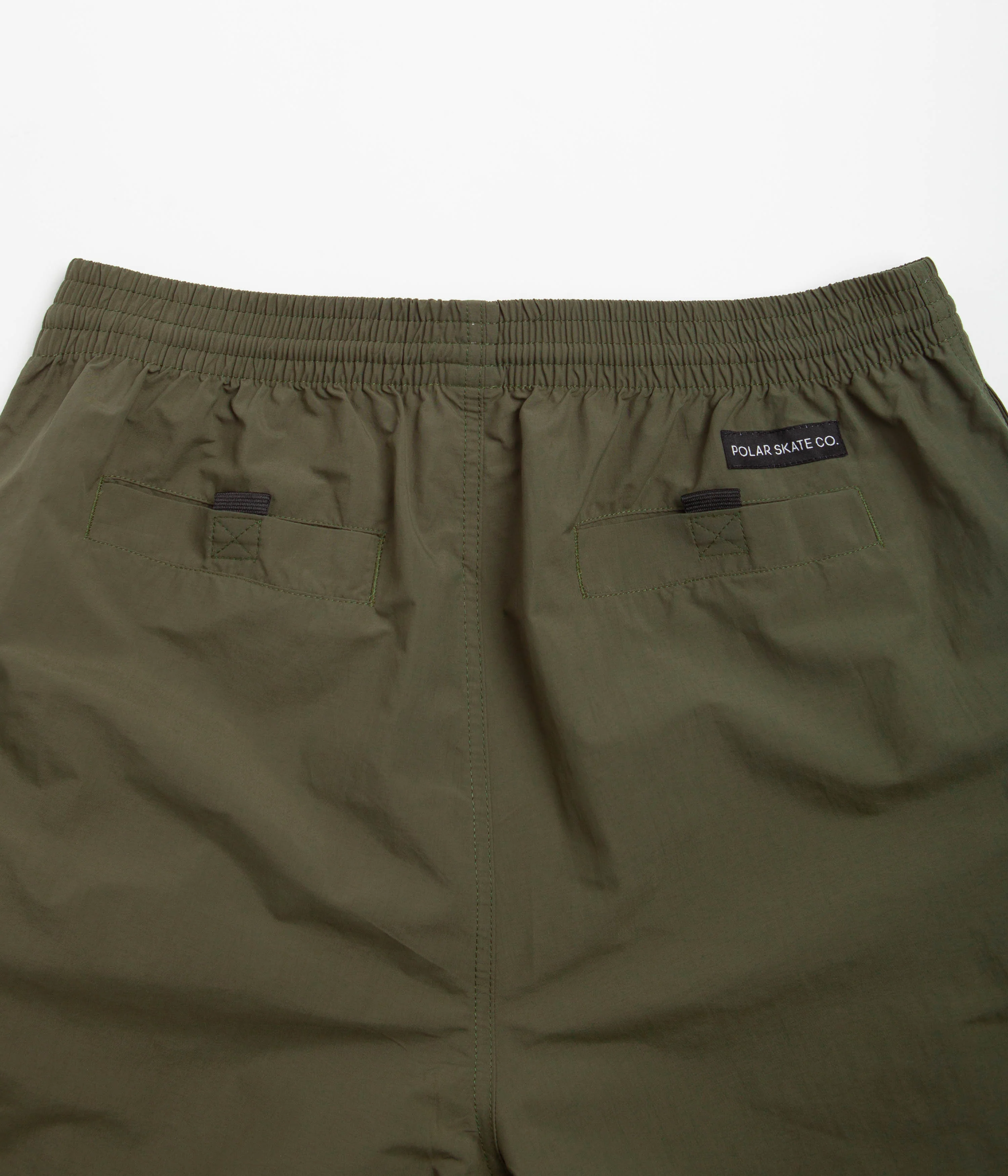 Polar Utility Swim Shorts - Dark Olive - Image 5