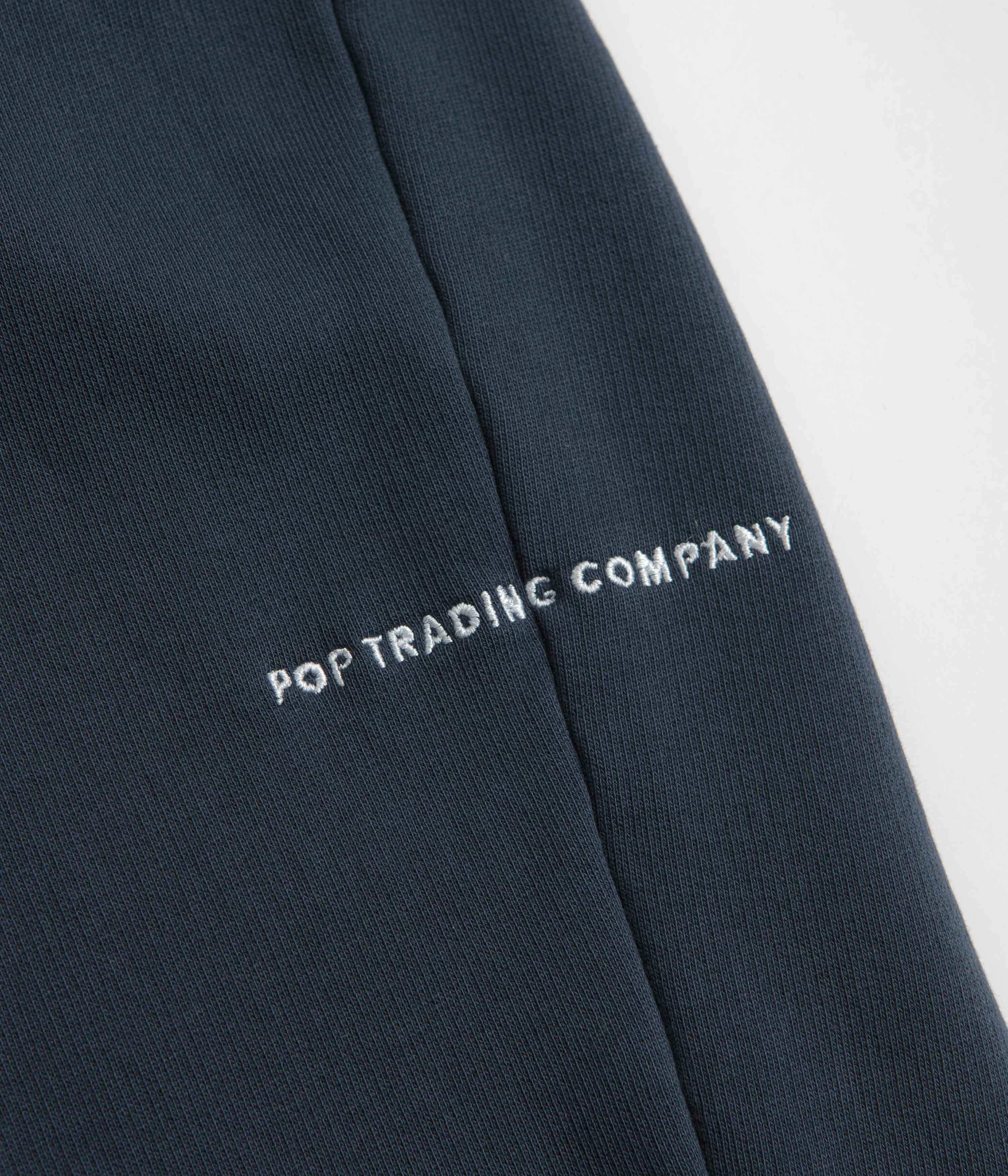 Pop Trading Company 1/2 Zip Sweatshirt - Navy - Image 5