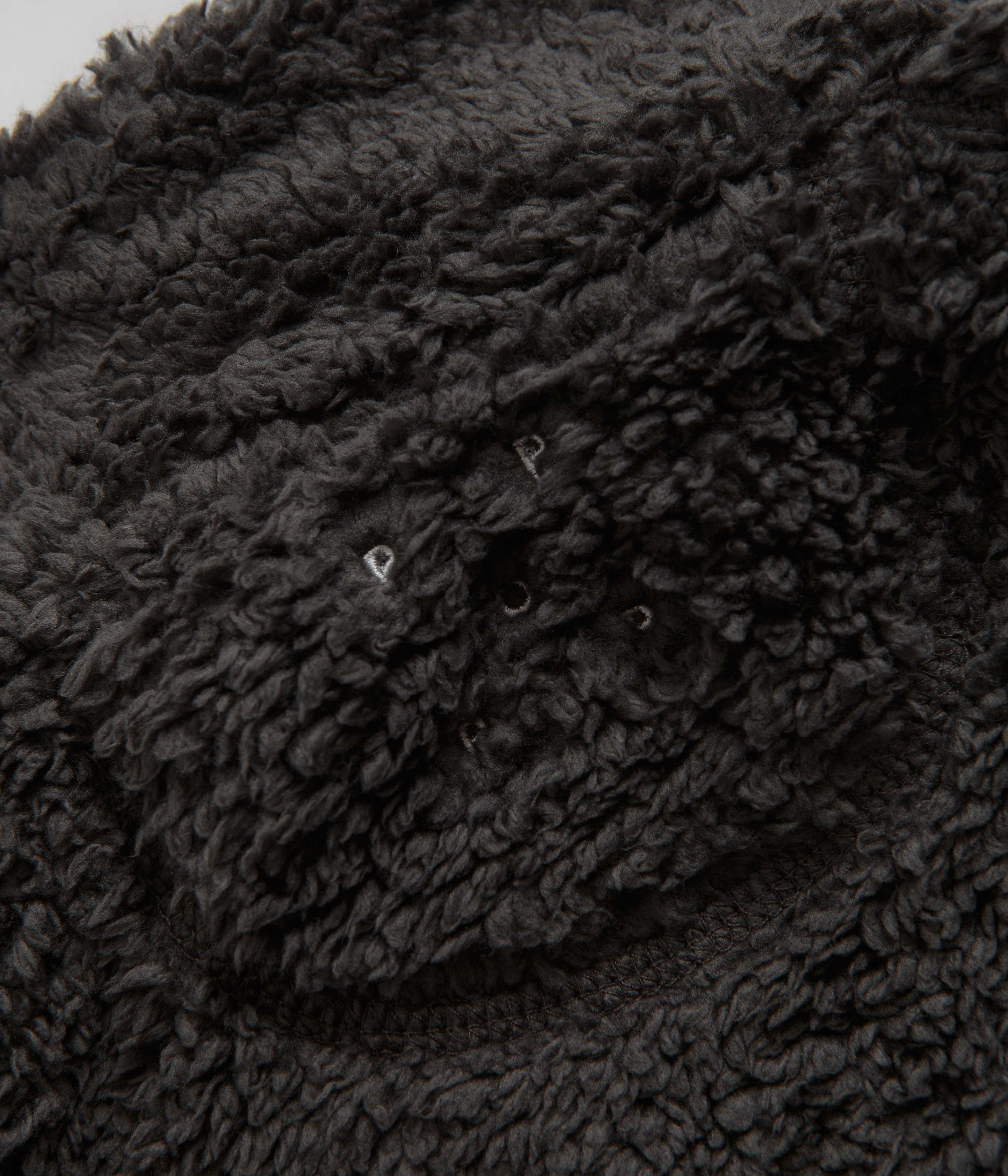 Pop Trading Company Arch 1/2 Zip Fleece Sweatshirt - Charcoal - Image 6
