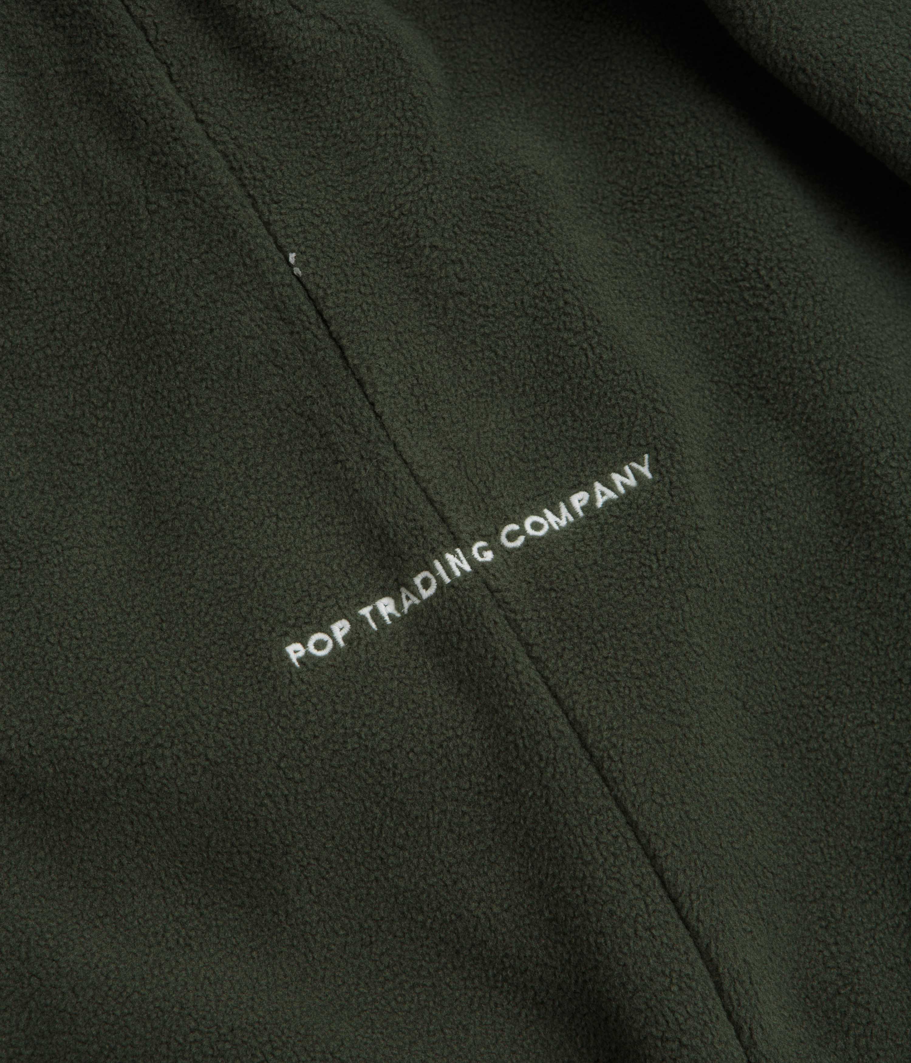 Pop Trading Company Arch Hoodie - Duffel Green - Image 5