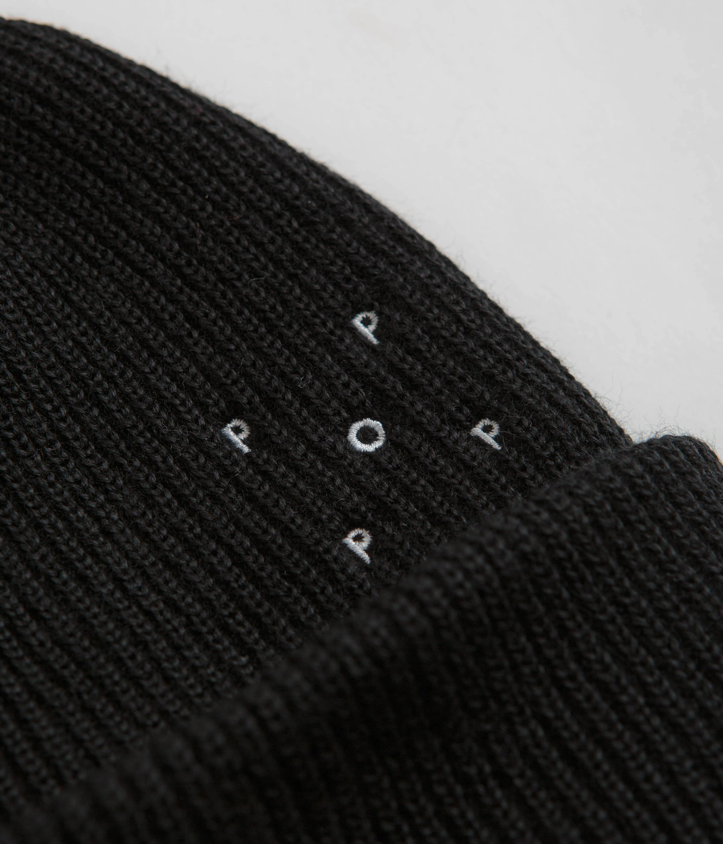 Pop Trading Company Basic Beanie - Black - Image 2