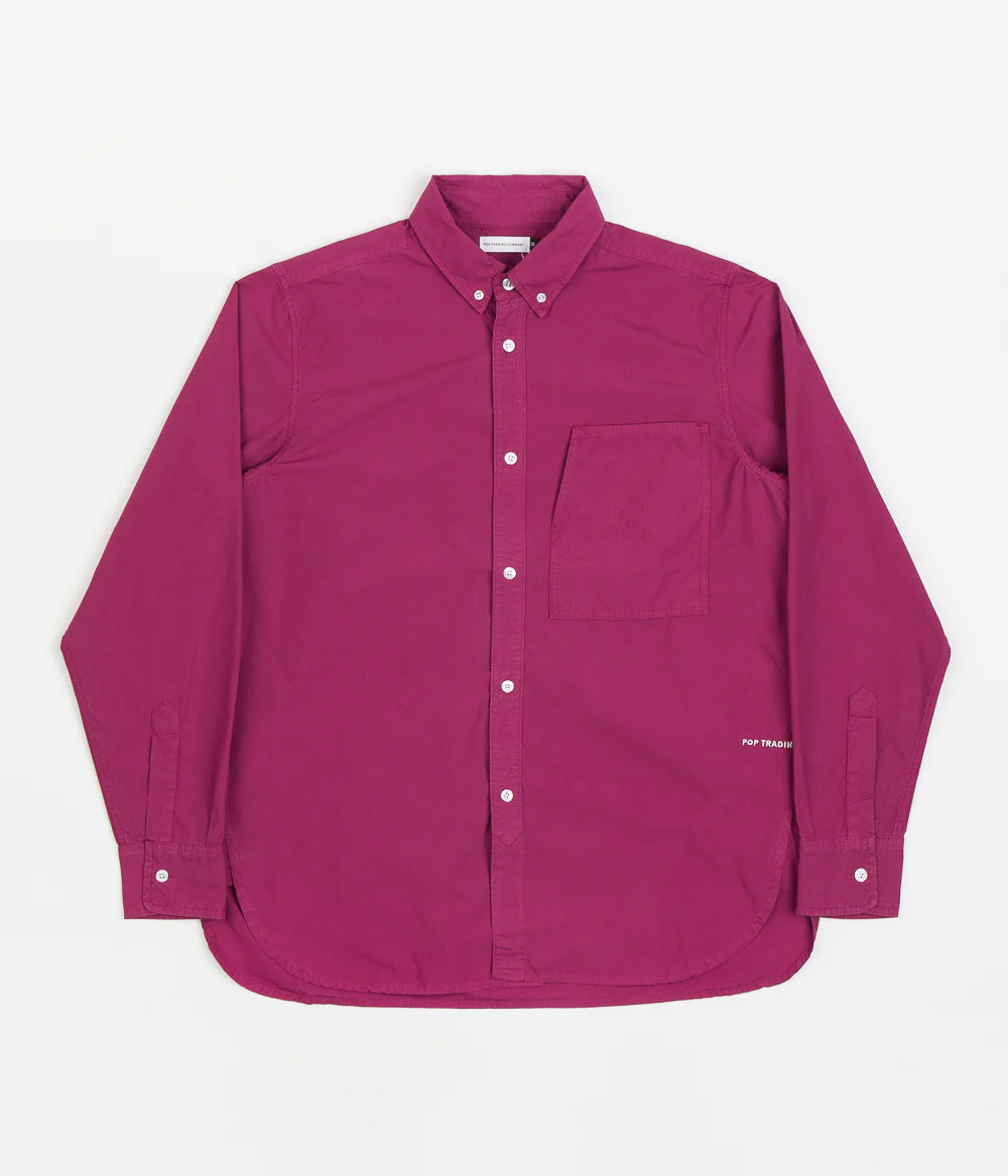 Pop Trading Company BD Shirt - Raspberry