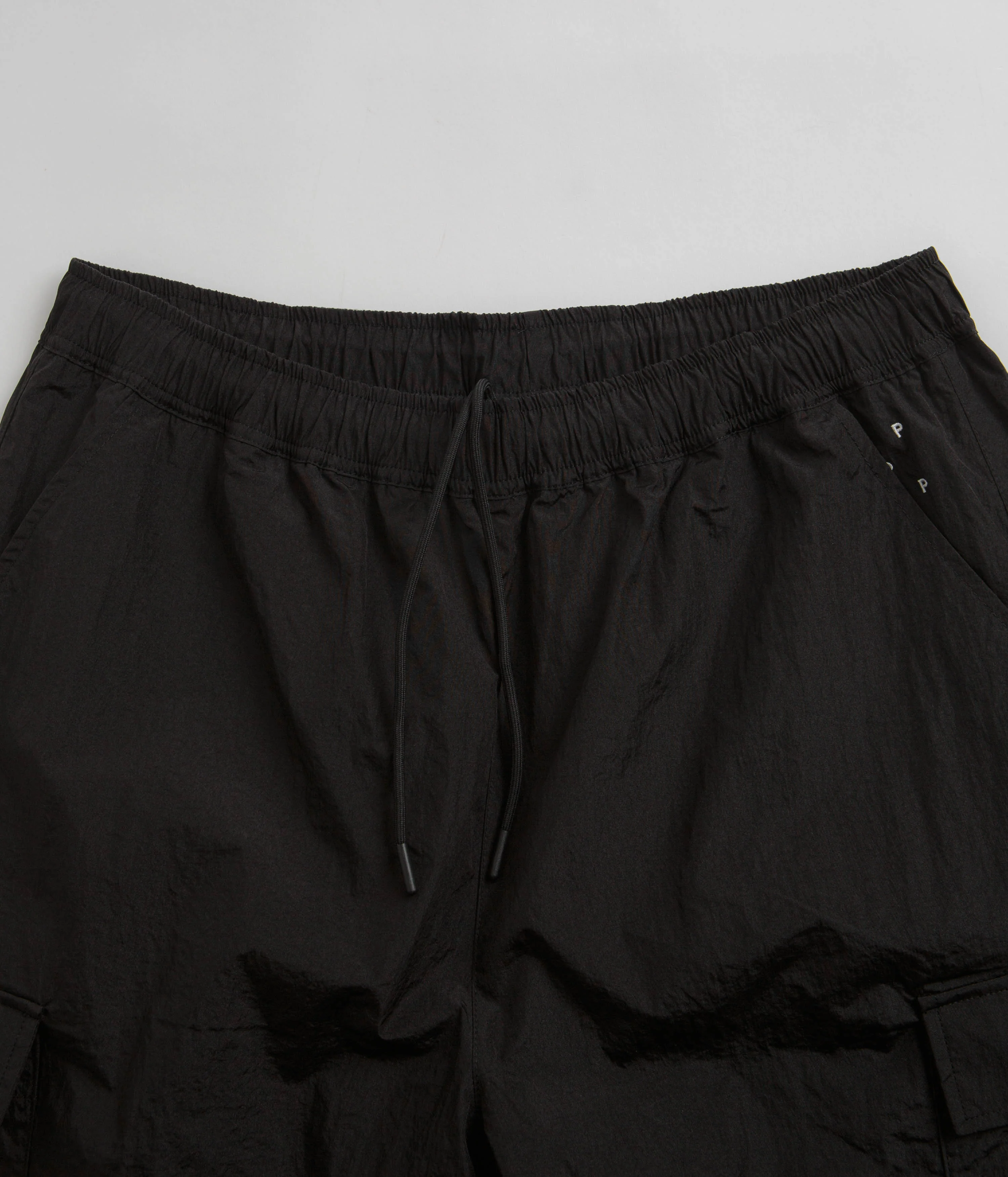 Pop Trading Company Cargo Track Pants - Black - Image 4