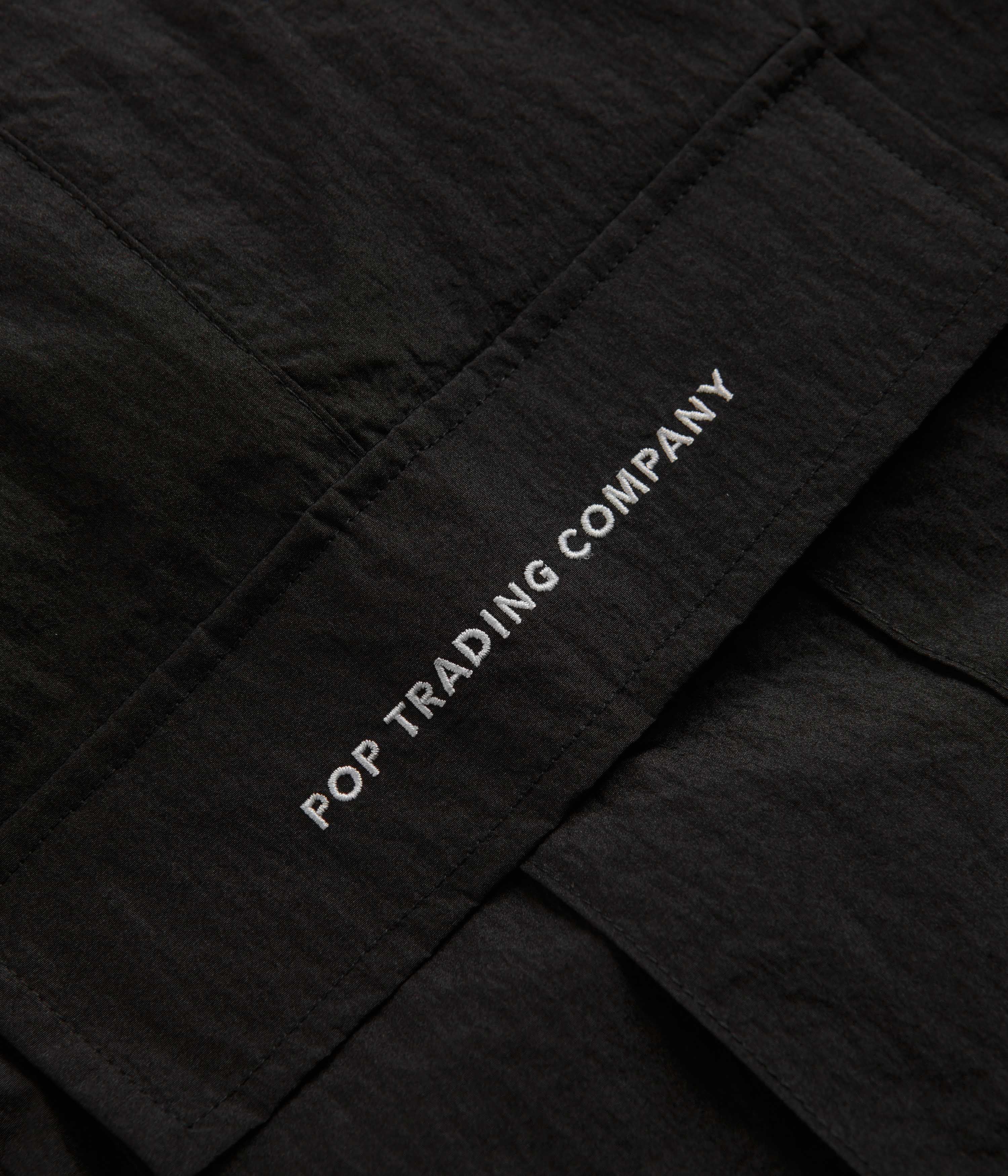 Pop Trading Company Cargo Track Pants - Black - Image 7