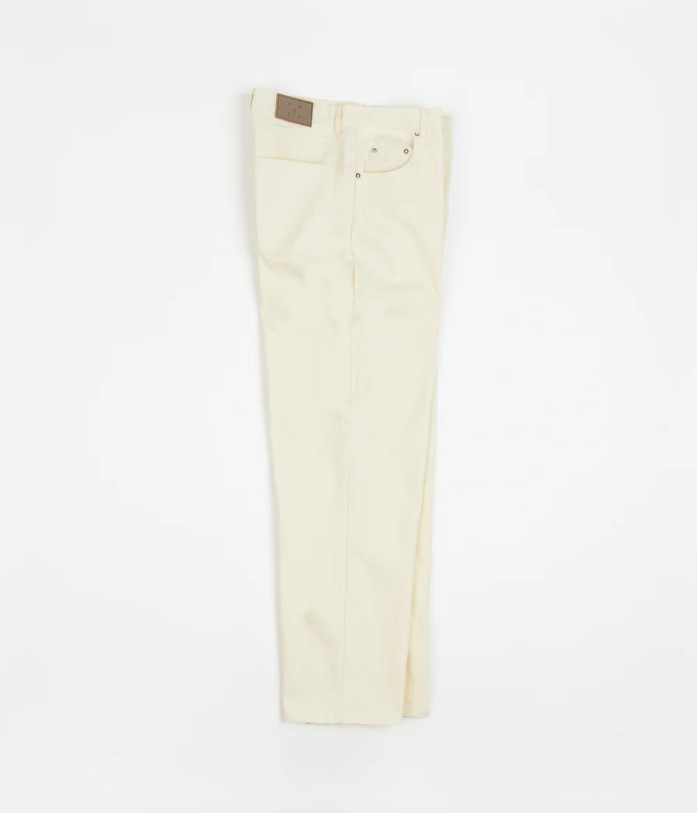 Pop Trading Company DRS Canvas Pants - Off White - Image 2