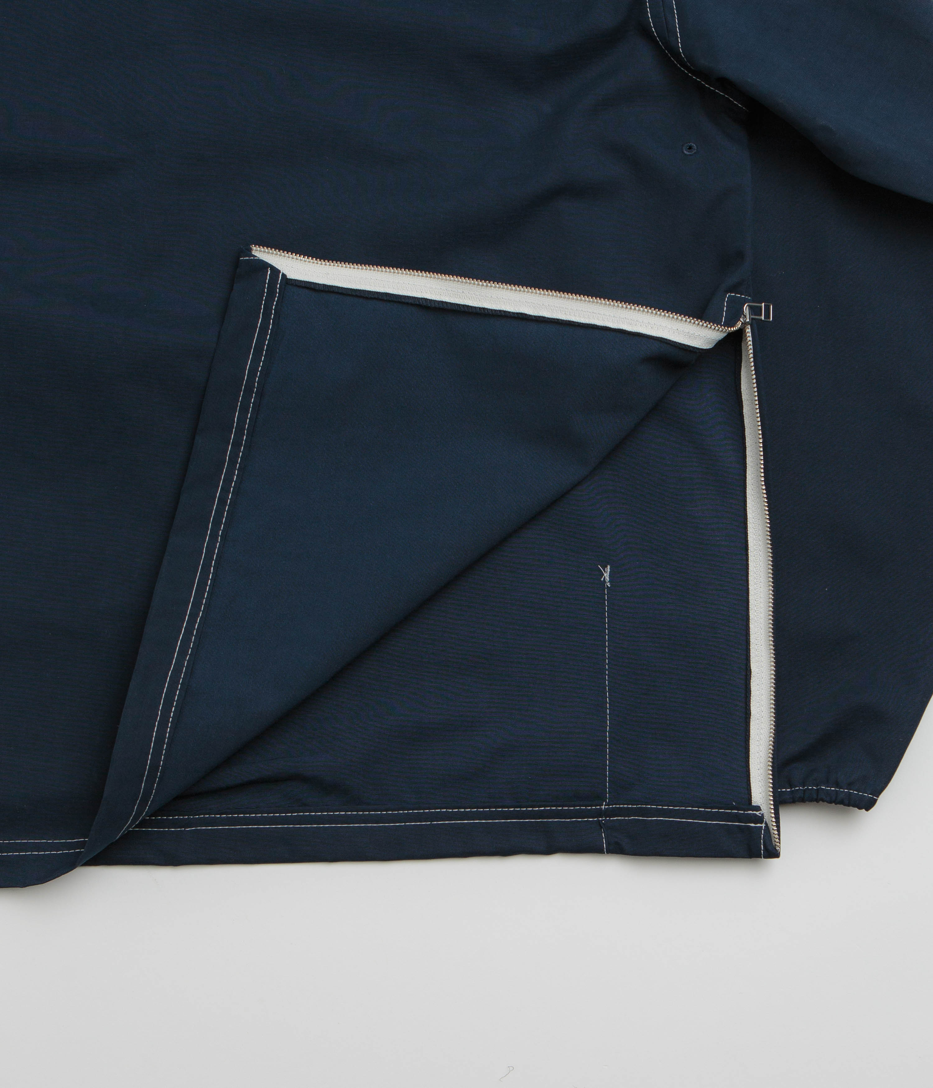 Pop Trading Company DRS Hooded Halfzip Jacket - Navy - Image 7