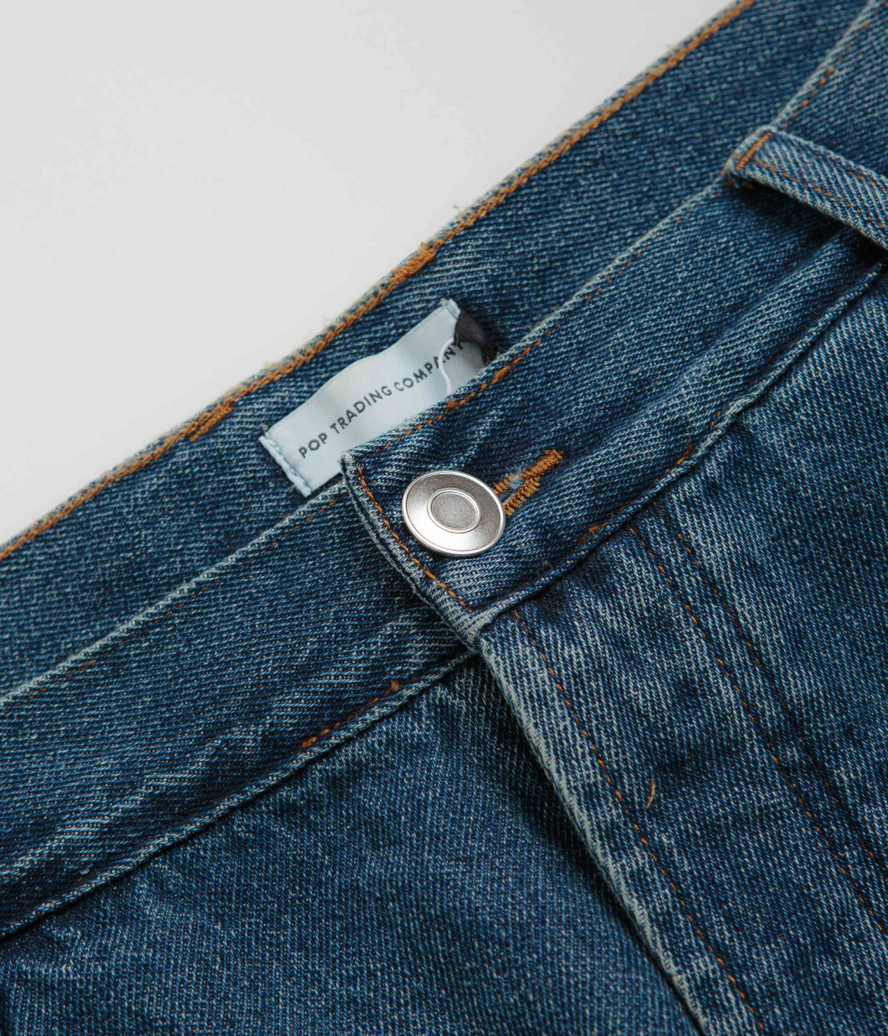 Pop Trading Company DRS Pants - Washed Denim - Image 6