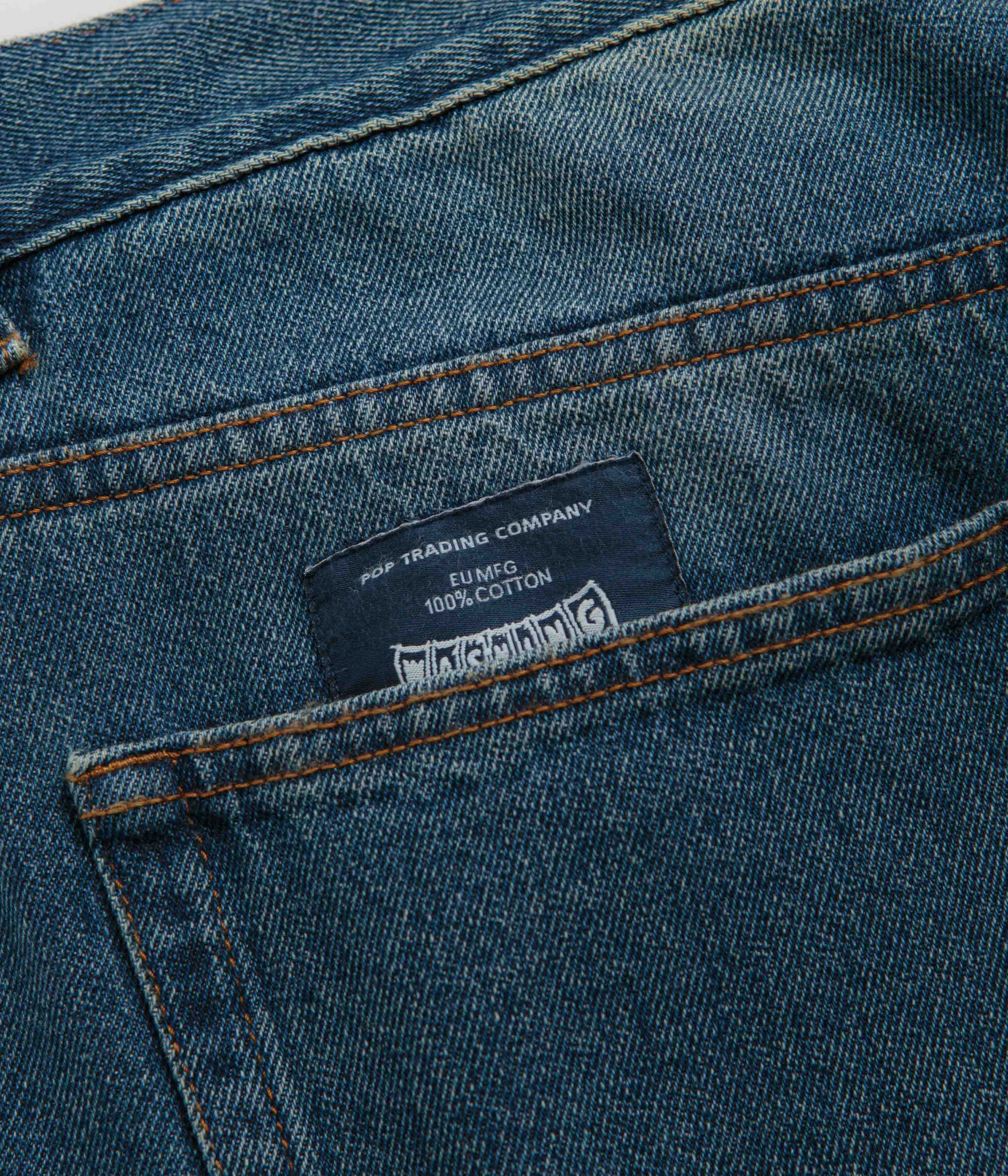 Pop Trading Company DRS Pants - Washed Denim - Image 9