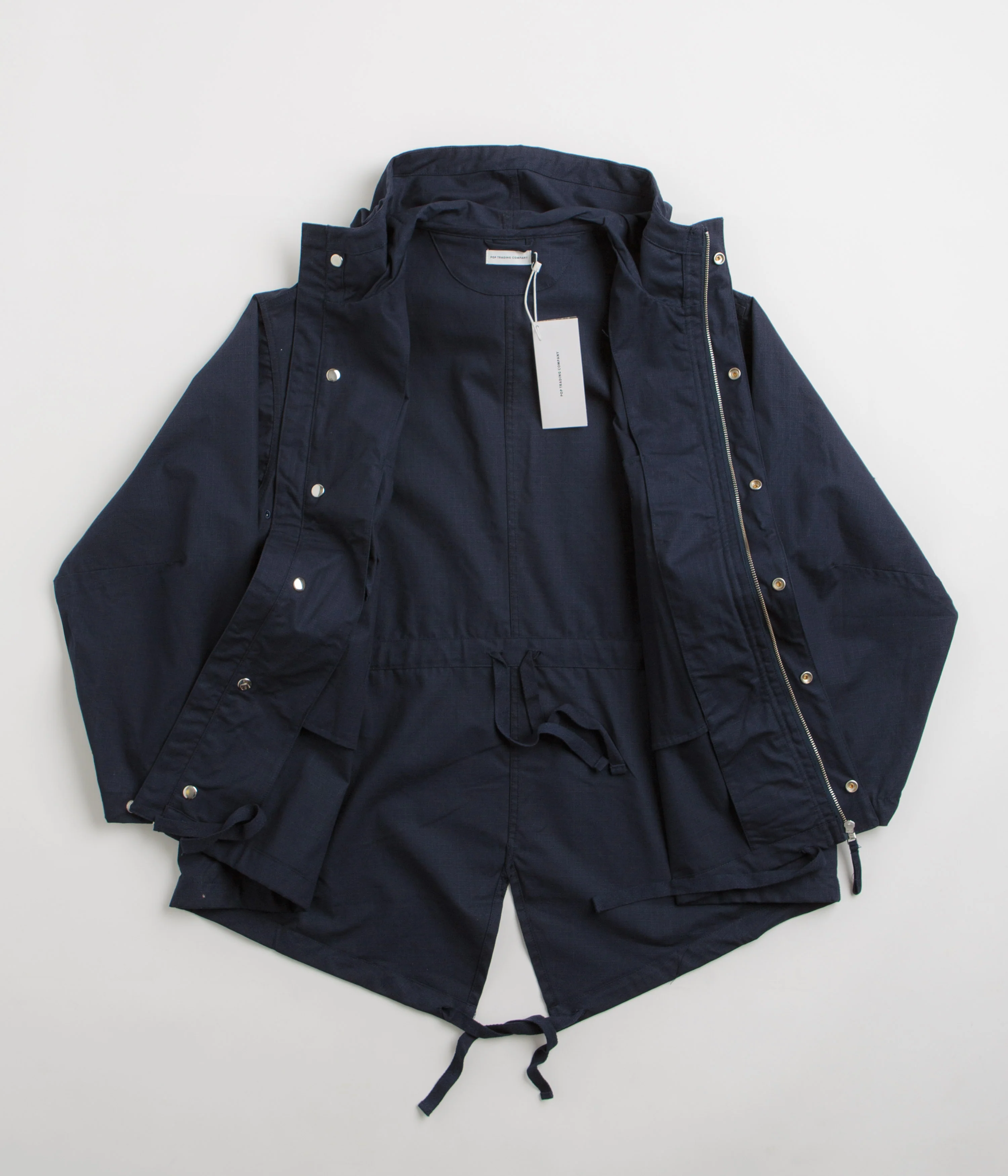 Pop Trading Company Fish Tail Jacket - Navy - Image 2