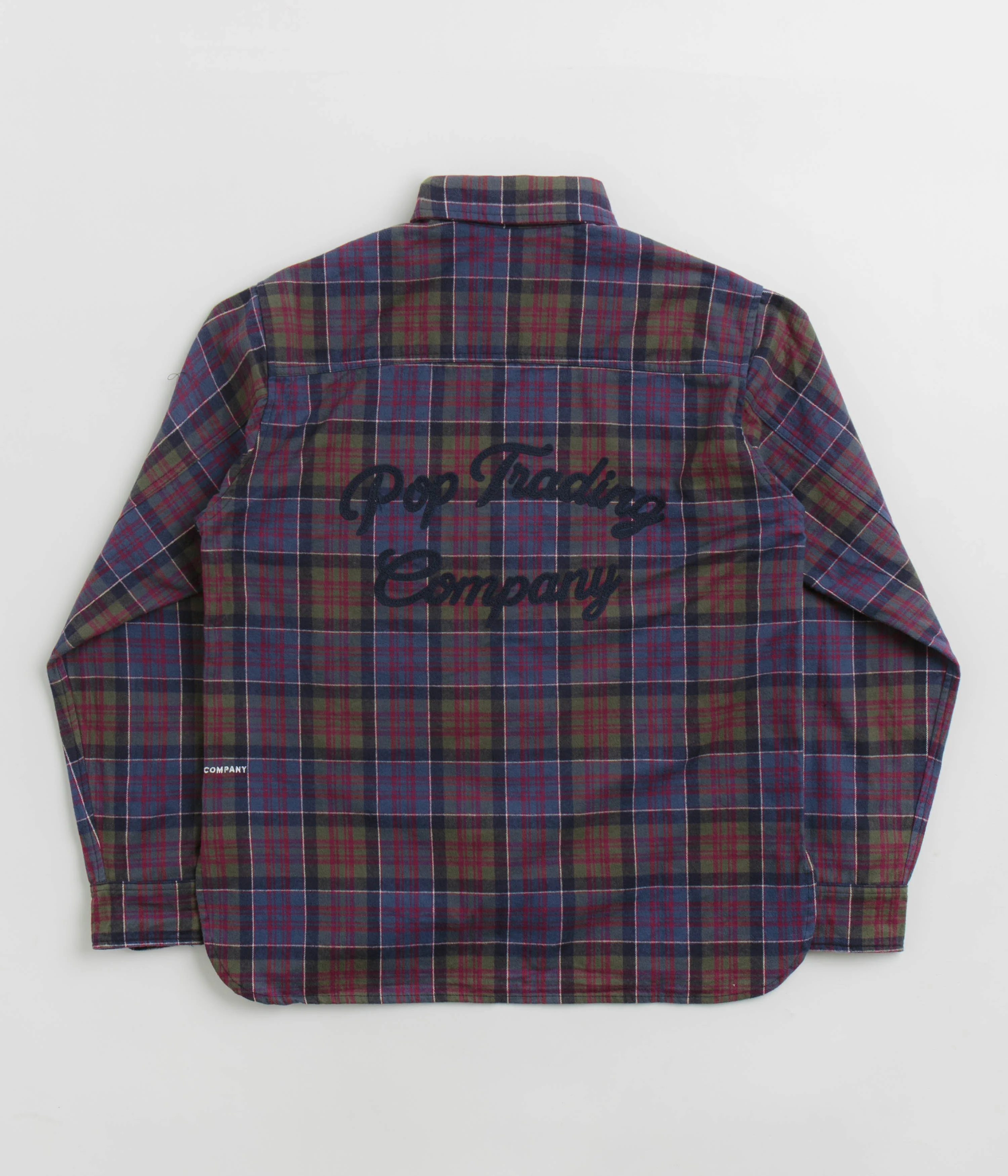 Pop Trading Company Flannel BD Shirt - Multicolour - Image 2