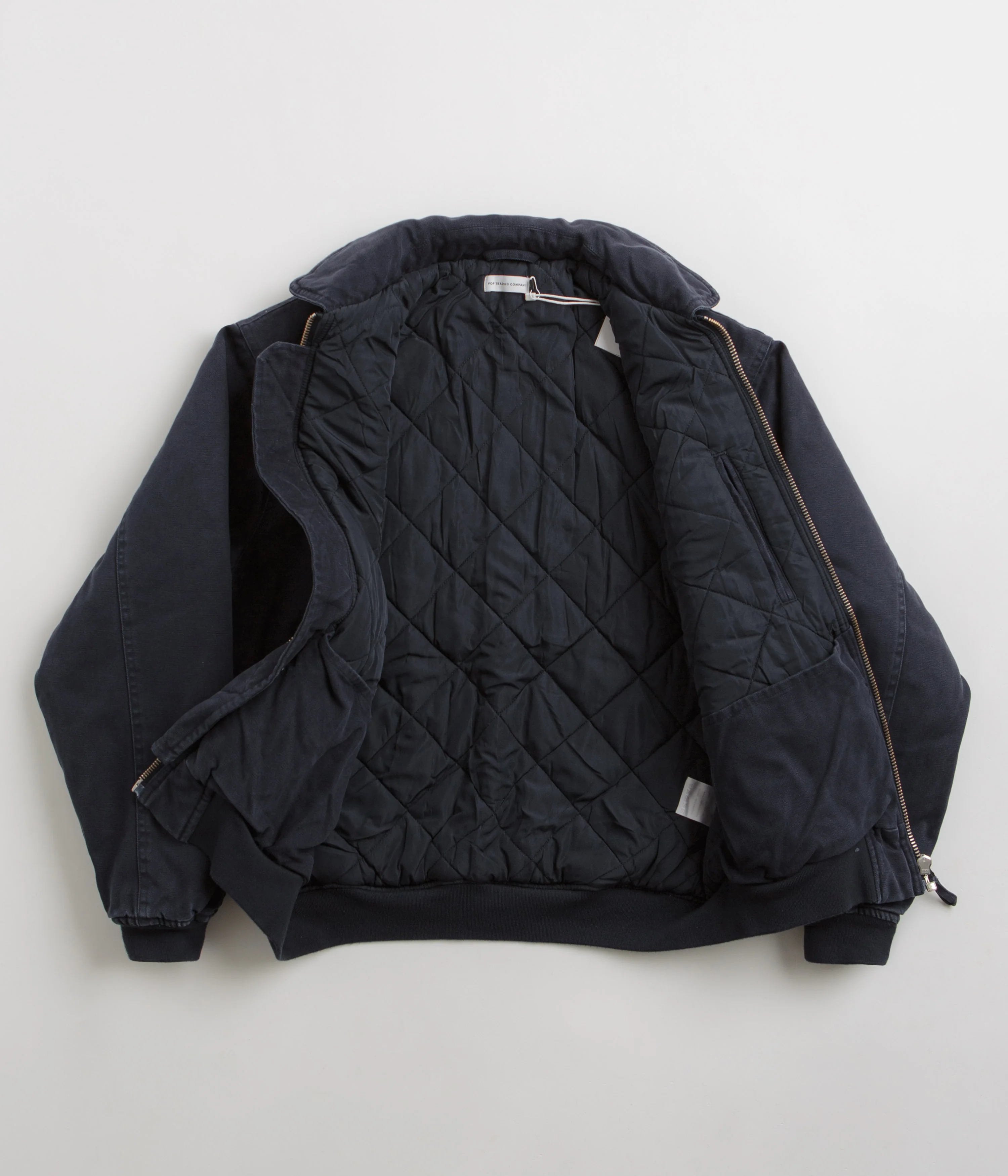 Pop Trading Company Flight Jacket - Navy - Image 2